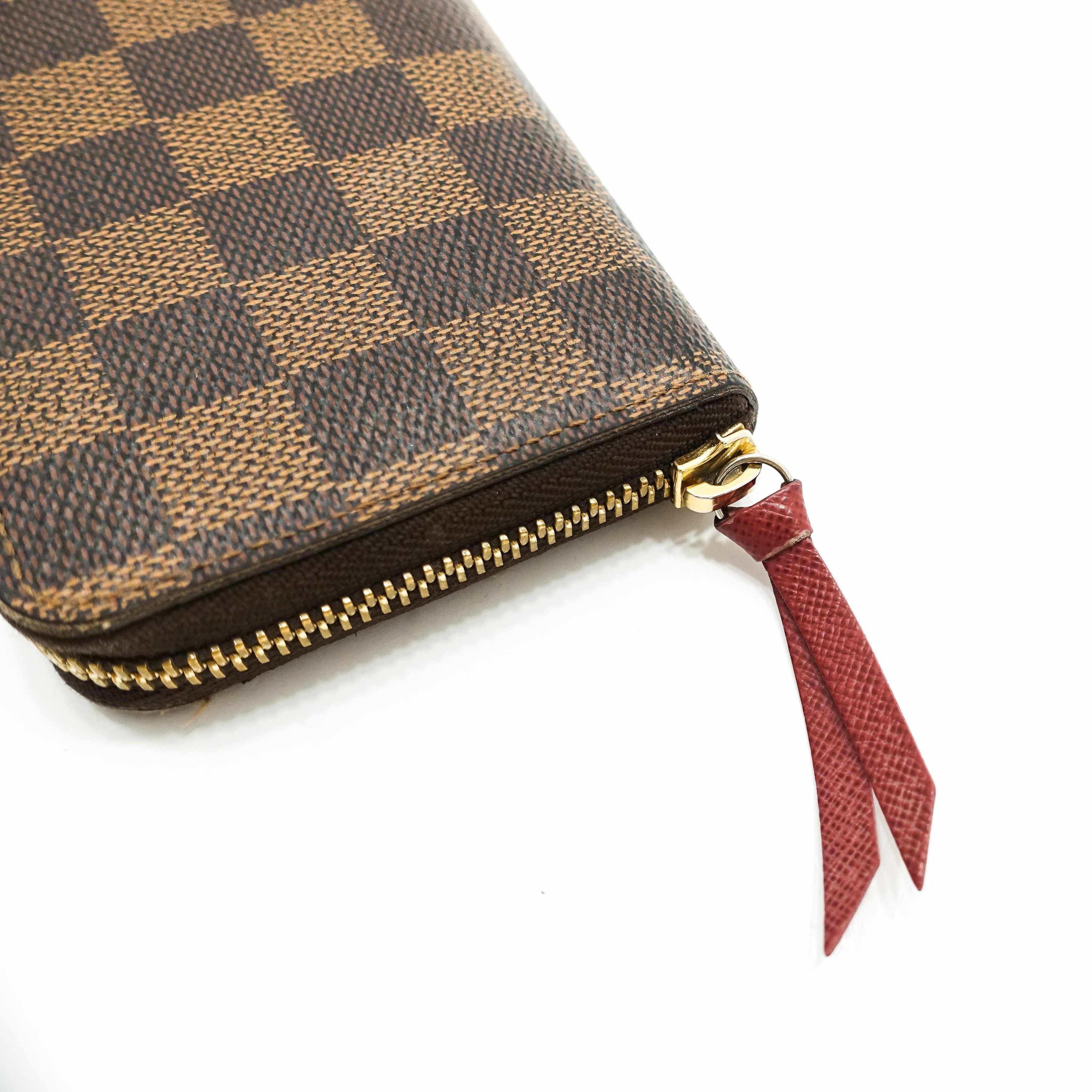 Louis Vuitton Damier Ebene Clemence Wallet