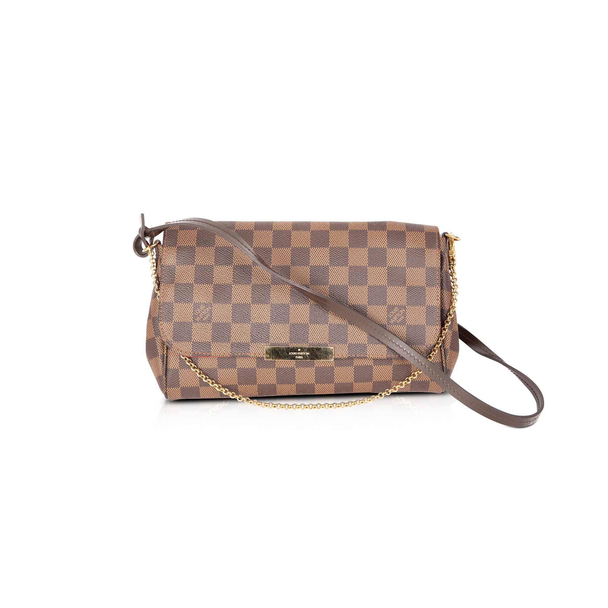 Louis Vuitton Damier Ebene Favorite MM - Brown Crossbody Bags