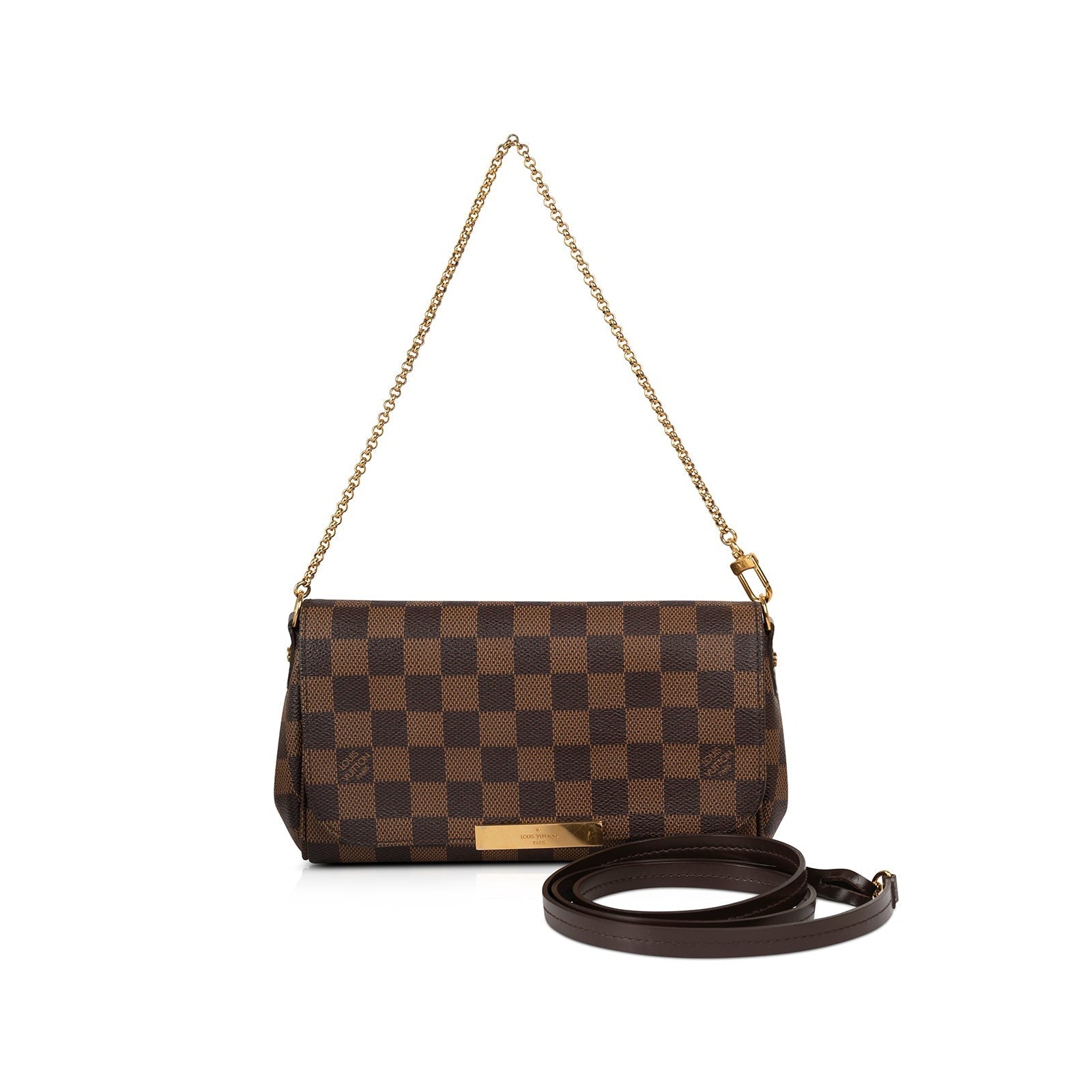 Louis Vuitton Damier Ebene Favorite PM w/ Strap – Oliver Jewellery