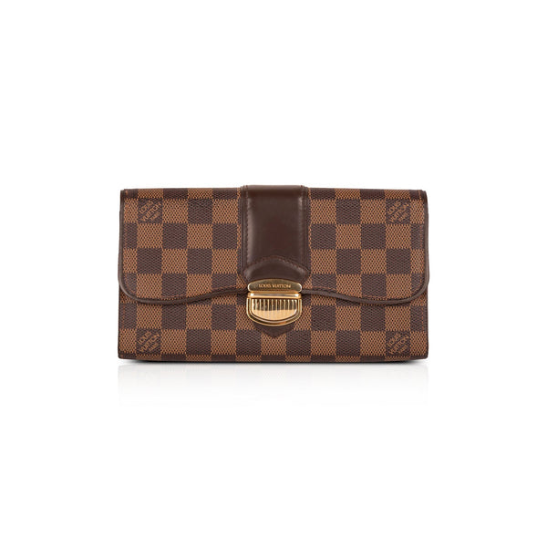 Louis Vuitton Damier Ebene Sistina Wallet QJA0VU0T0B078