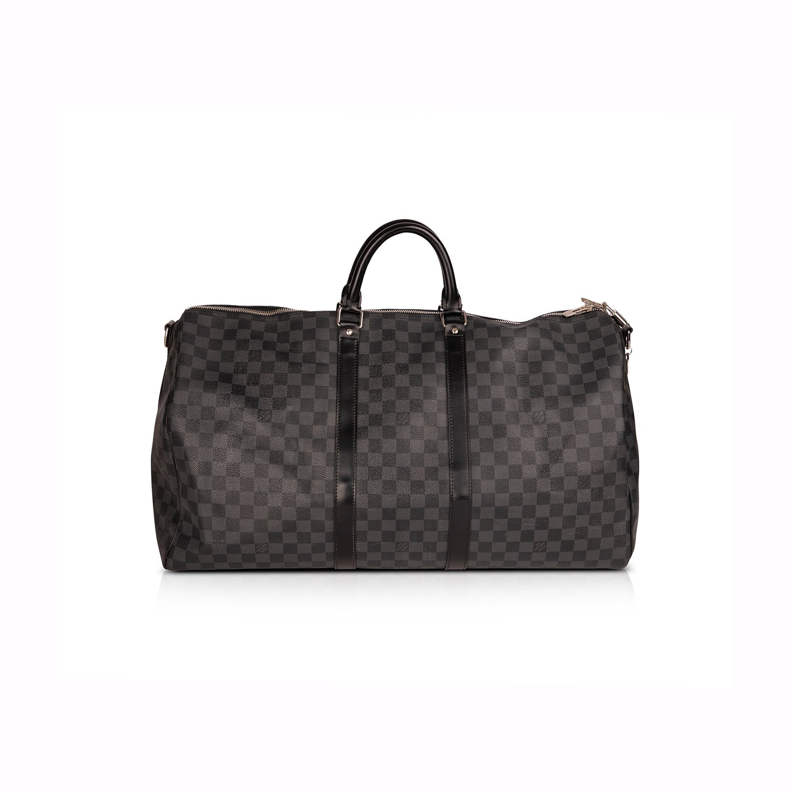 Louis Vuitton Damier Azur Keepall Bandouliere 55 Bag - Yoogi's Closet