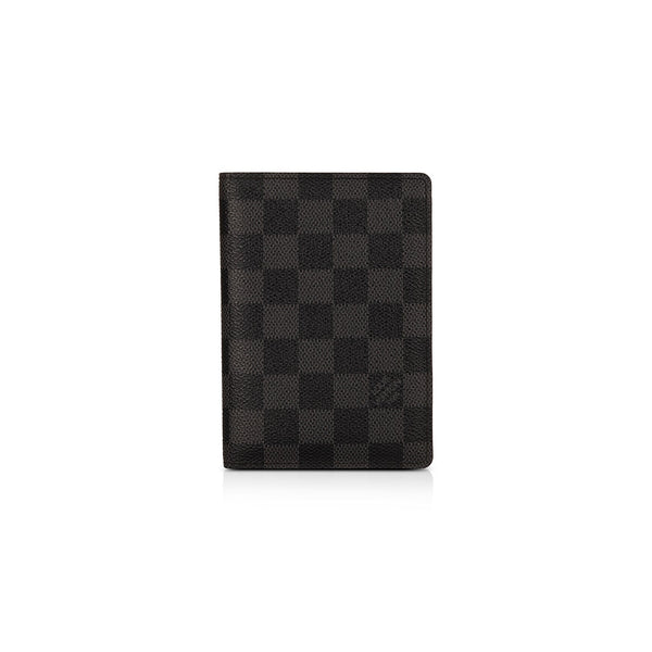 LOUIS VUITTON Damier Graphite Passport Cover 256942