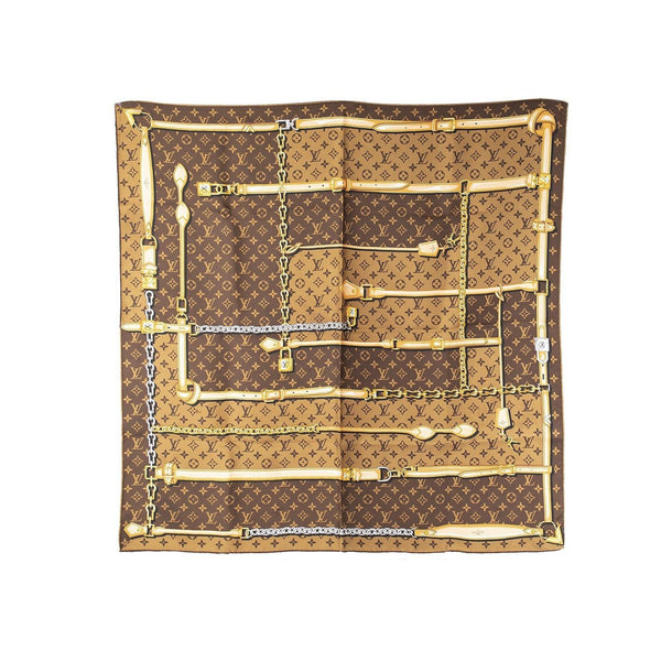 Louis Vuitton Monogram Confidential Square Scarf w/ Box – Oliver