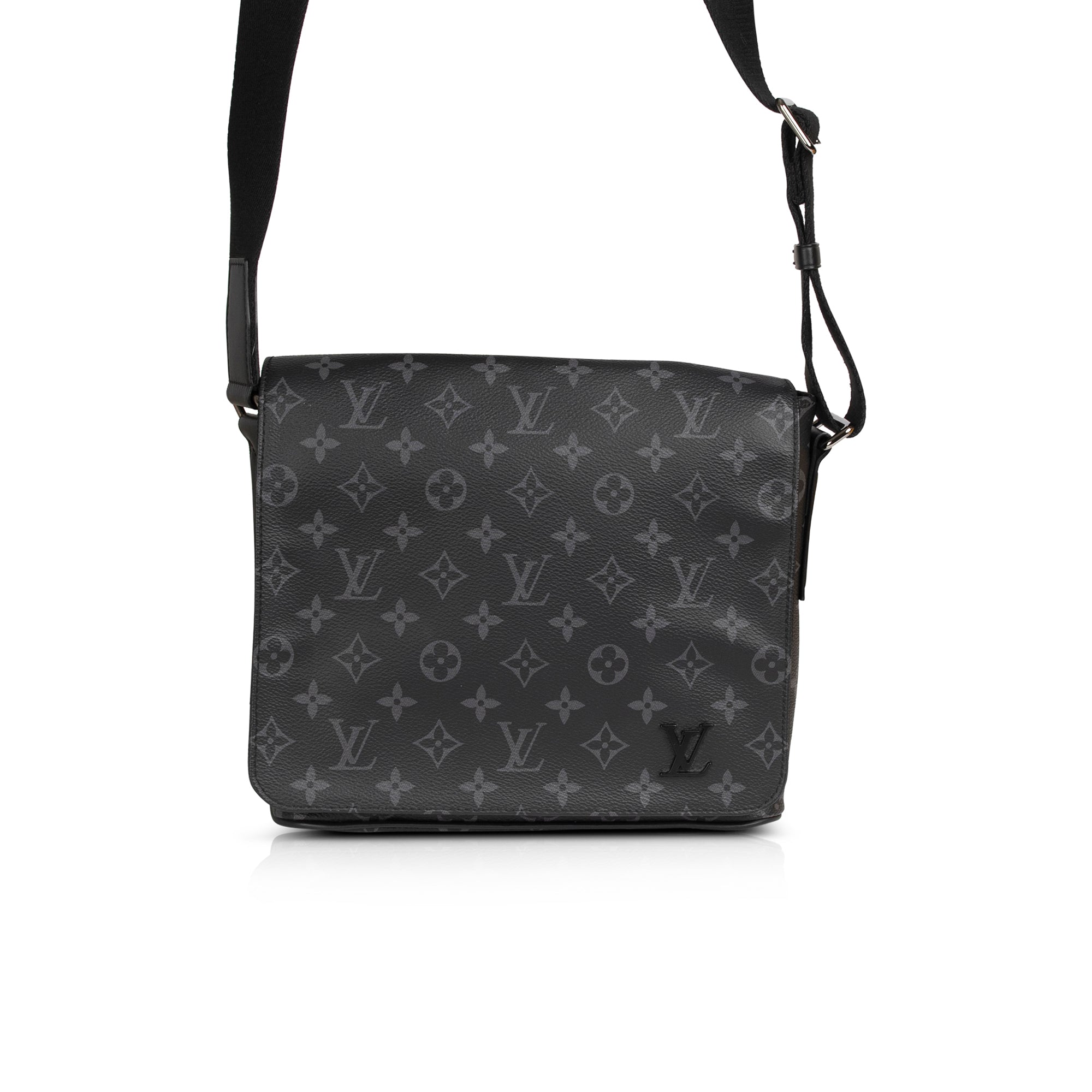 Louis Vuitton District PM Monogram Eclipse in Coated Canvas with  Silver-tone - US