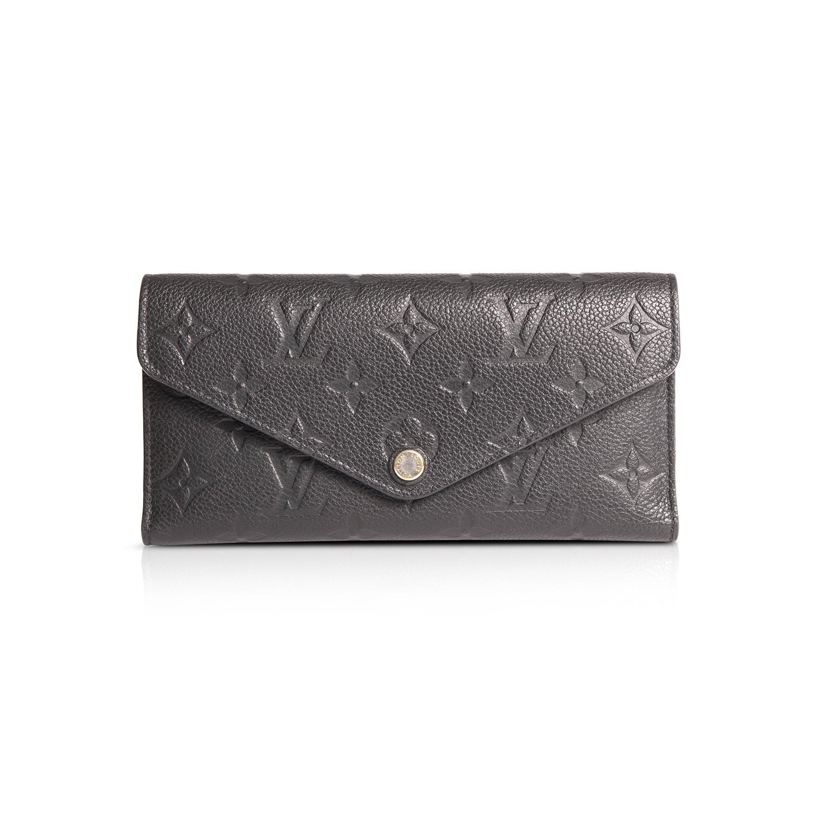 Louis Vuitton Josephine Empreinte Leather Wallet Black