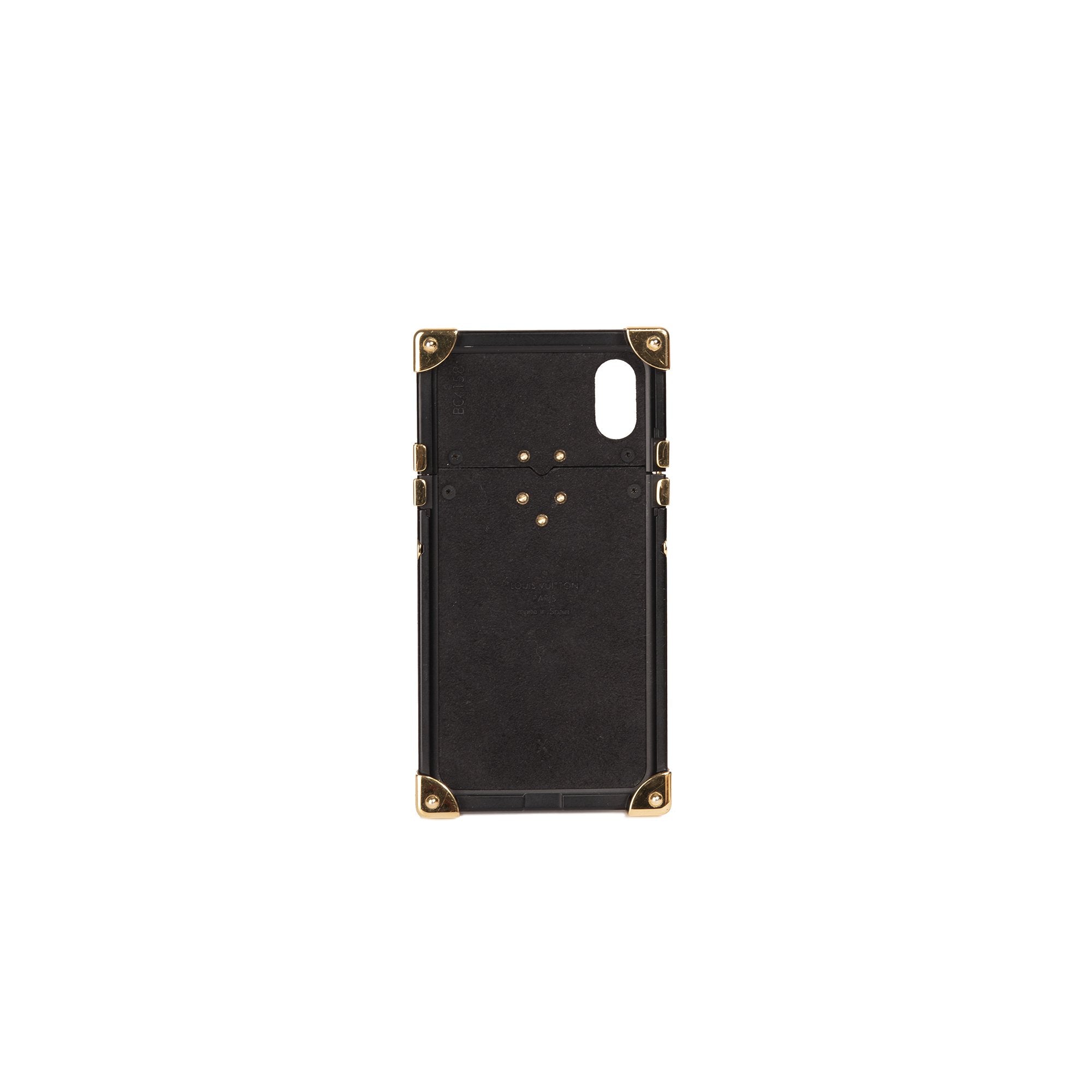 Louis Vuitton Monogram IPhone X 'Eye Trunk' Case w/ Strap