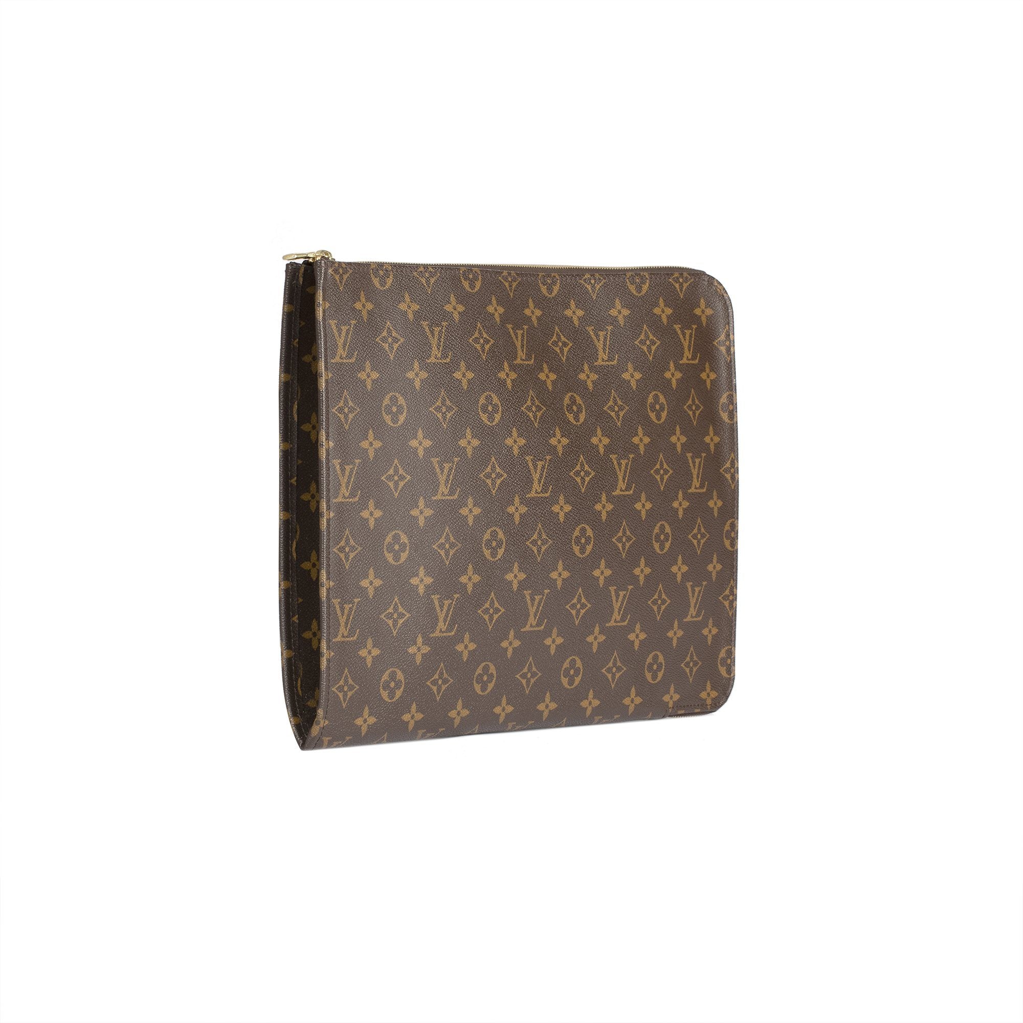 Louis Vuitton Monogram Poche Documents Portfolio Brown