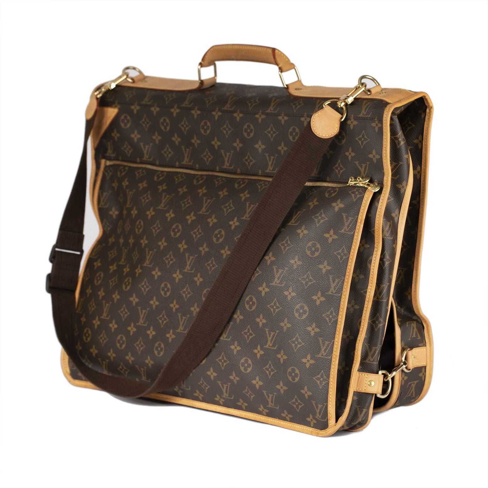 Louis Vuitton Monogram Portable Bandouliere Garment Bag