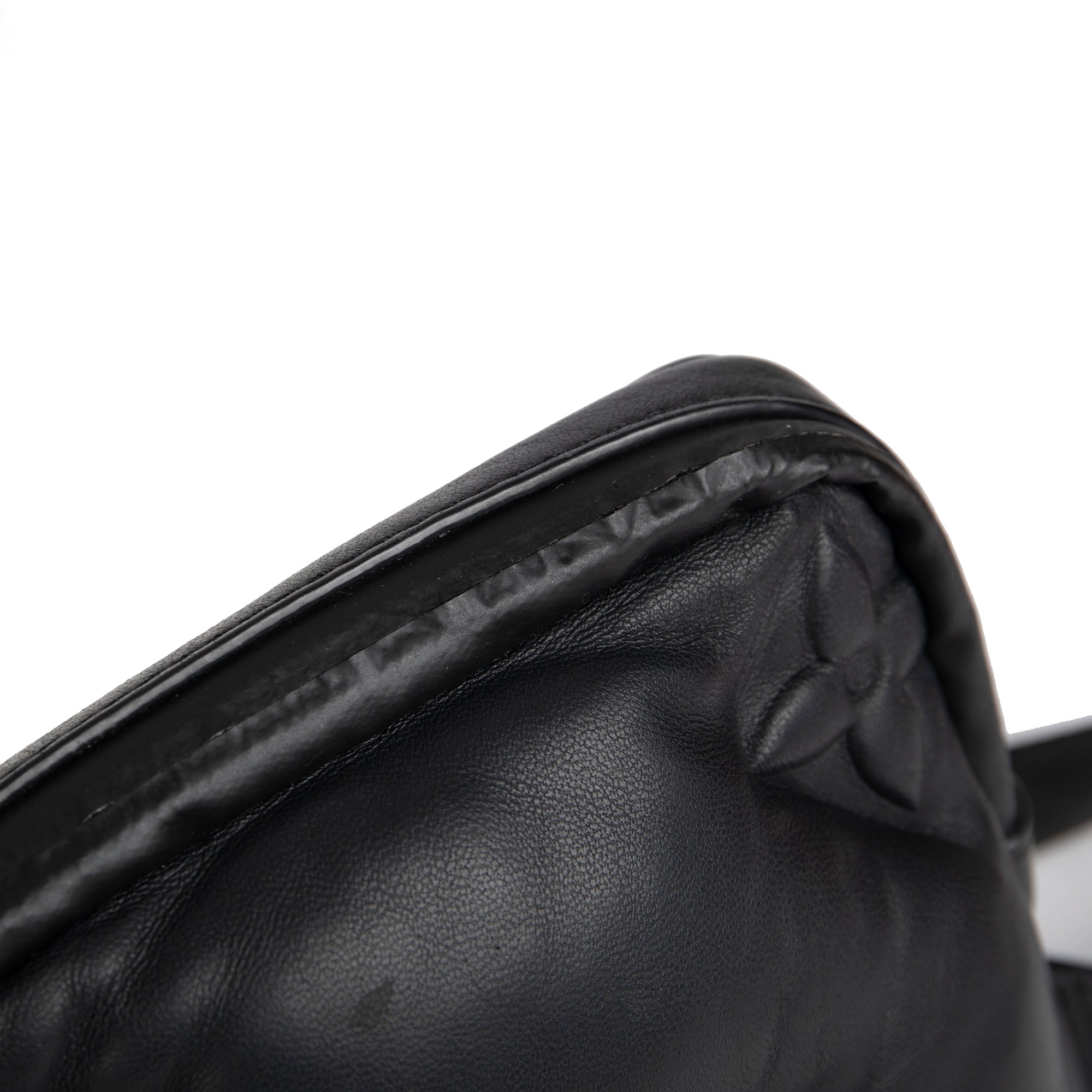 Louis Vuitton Monogram Puffer Asymmetrical Sling Bag - Black Other