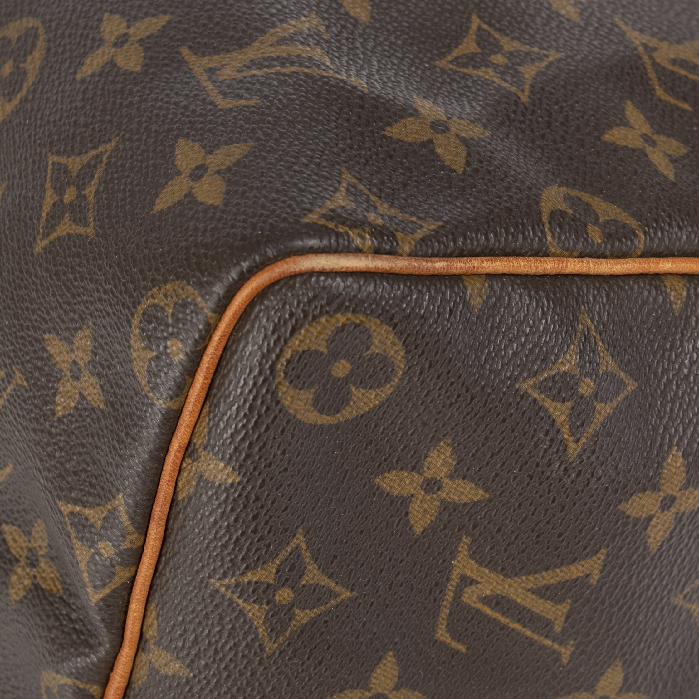 Louis Vuitton Brown, Pattern Print Monogram Speedy 40