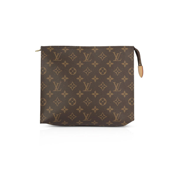 LOUIS VUITTON Brown Monogram Canvas Toiletry Pouch 26 - The Purse