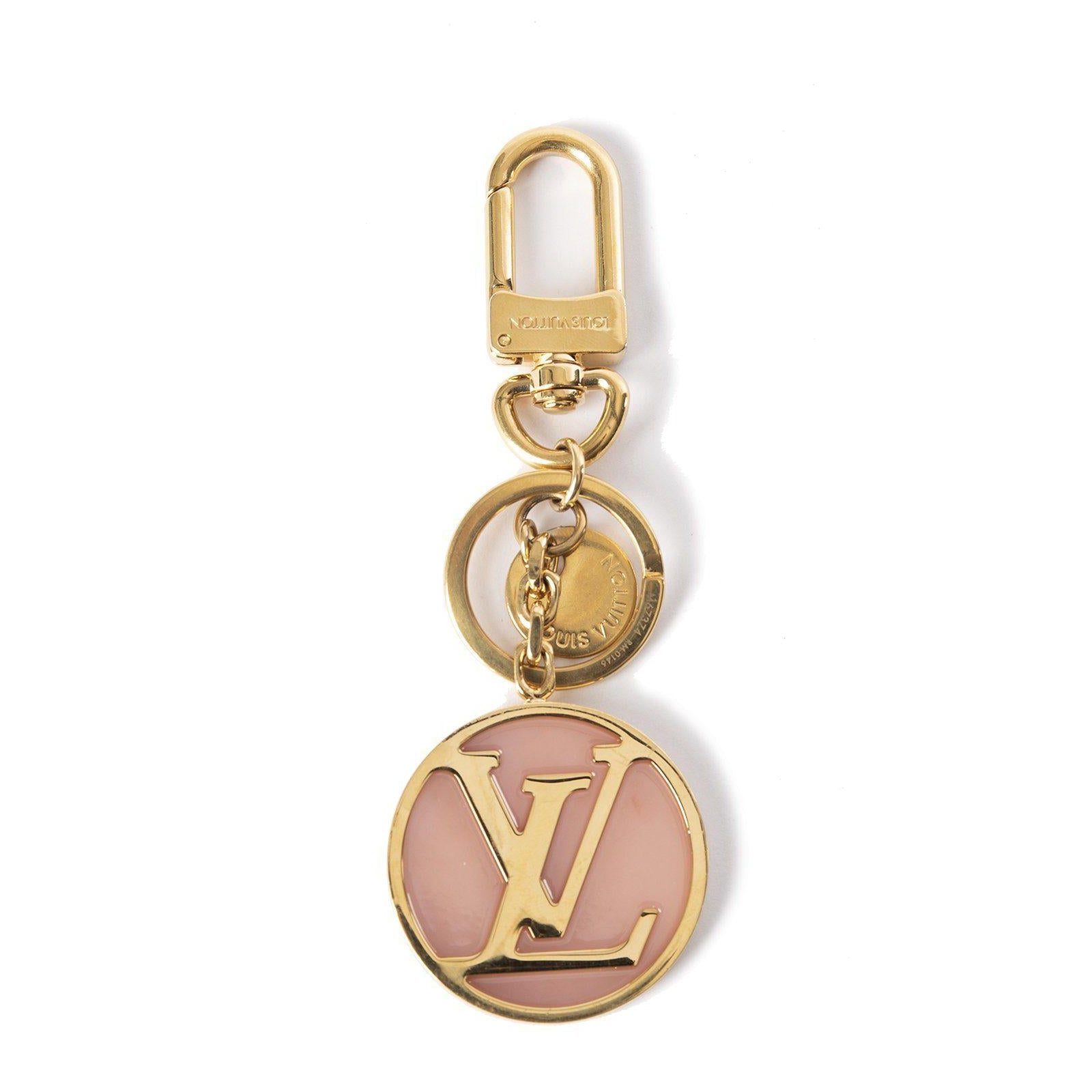 AUTHENTIC LOUIS VUITTON Bag Charm / LV Circle M67374 key ring Key ring LV