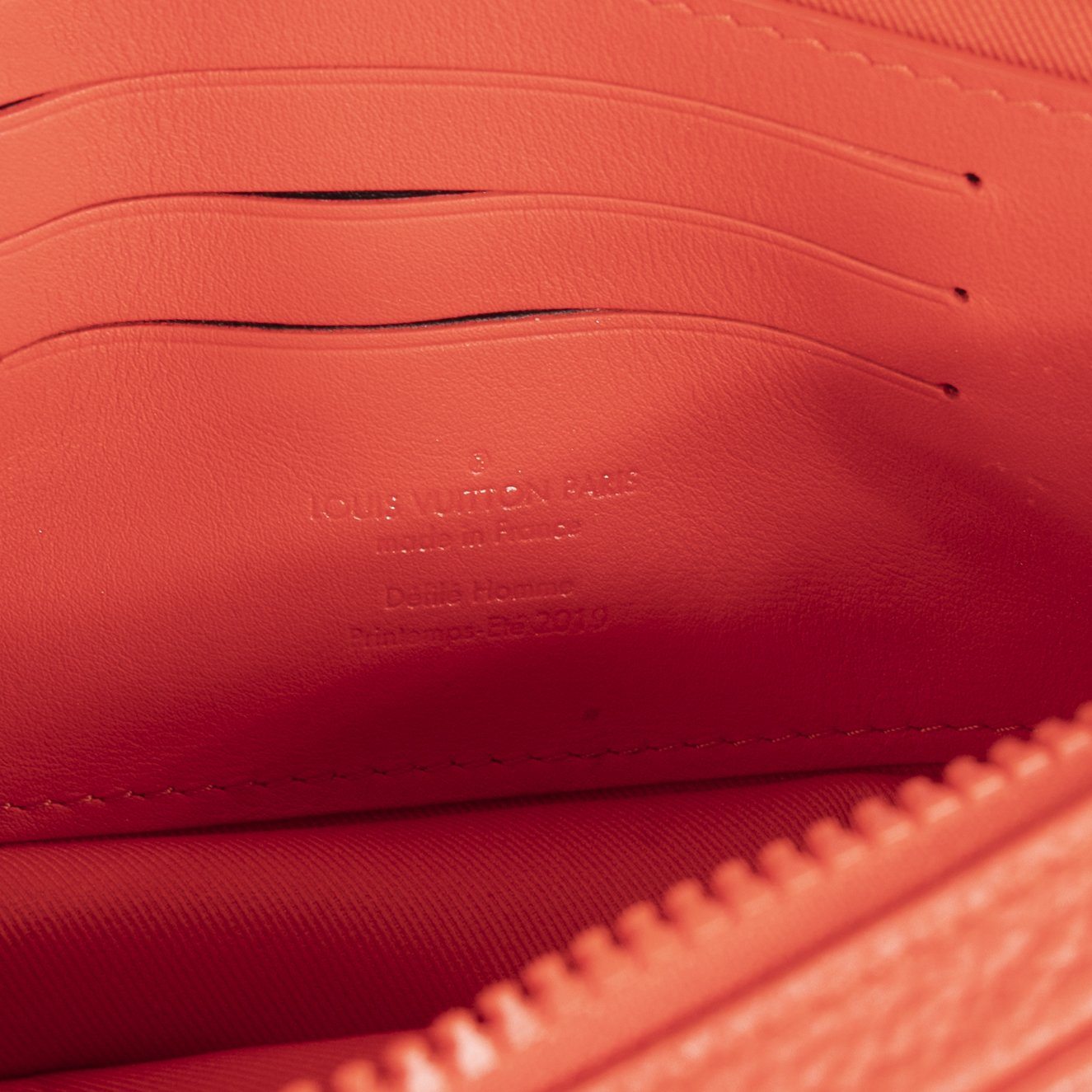 Louis Vuitton Pochette Volga Monogram Rouge in Taurillon Leather