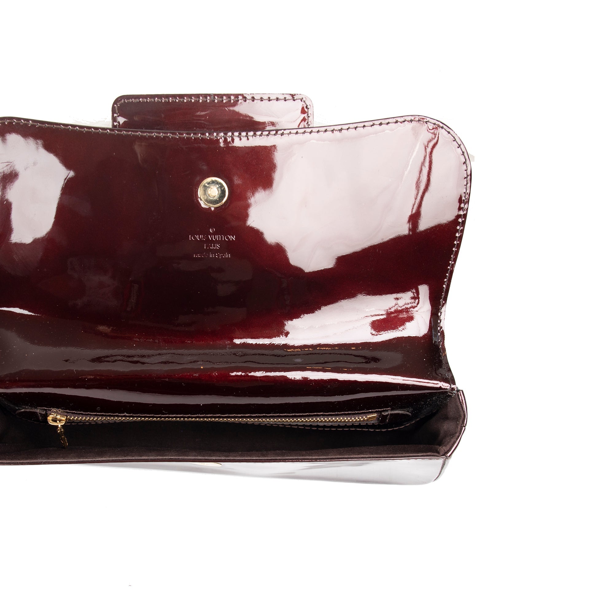 Louis Vuitton Vernis Sobe Clutch - Burgundy Clutches, Handbags - LOU813415