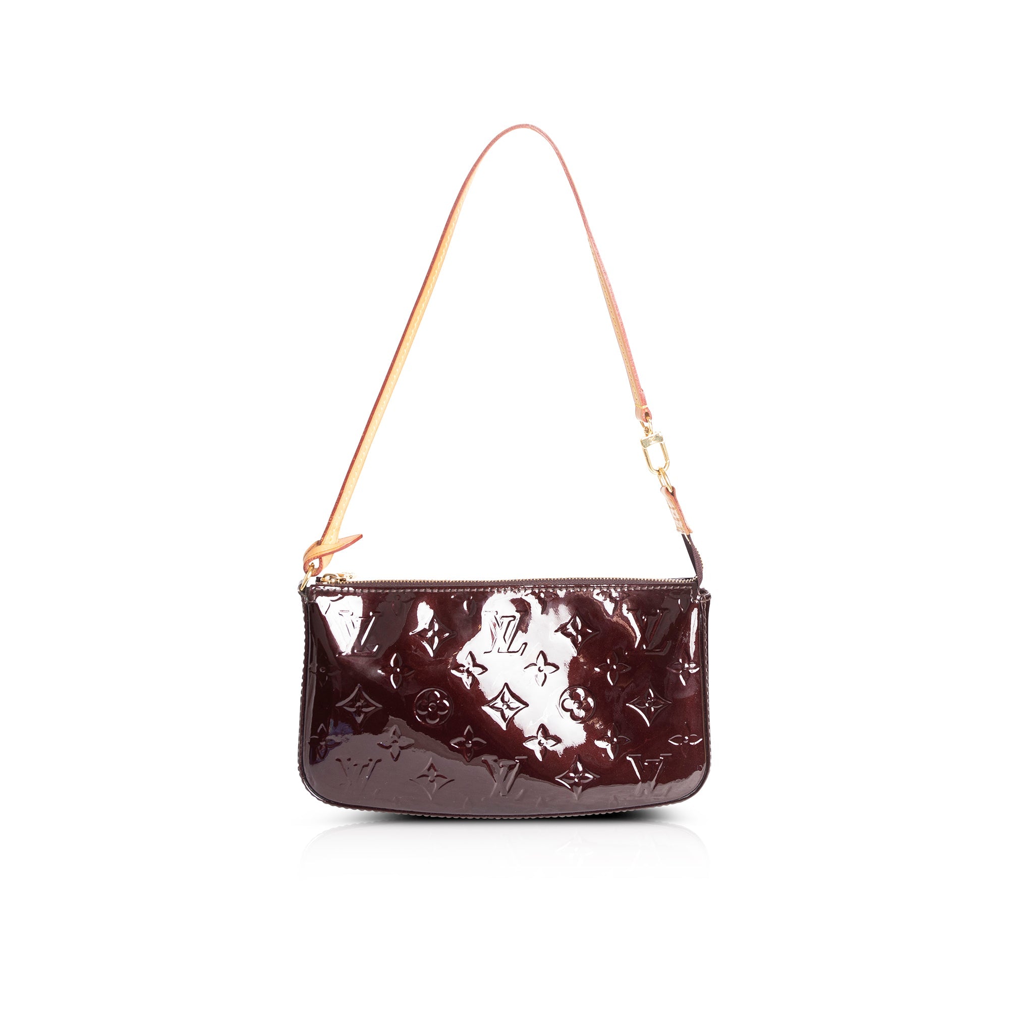 Louis Vuitton Amarante Monogram Vernis Accessories Pochette NM Bag