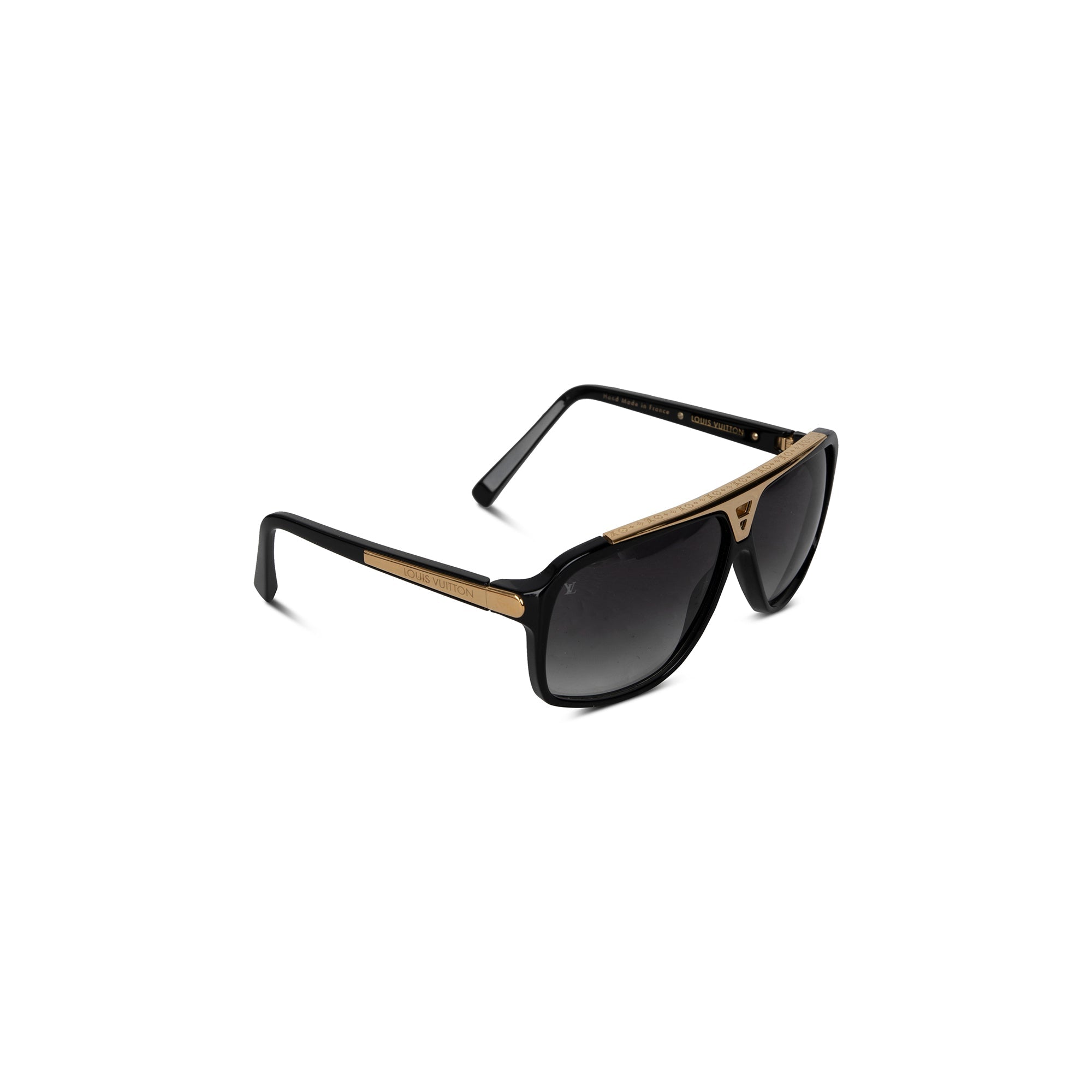 AUTHENTIC Louis Vuitton Black Z0350W Evidence Square Sunglasses