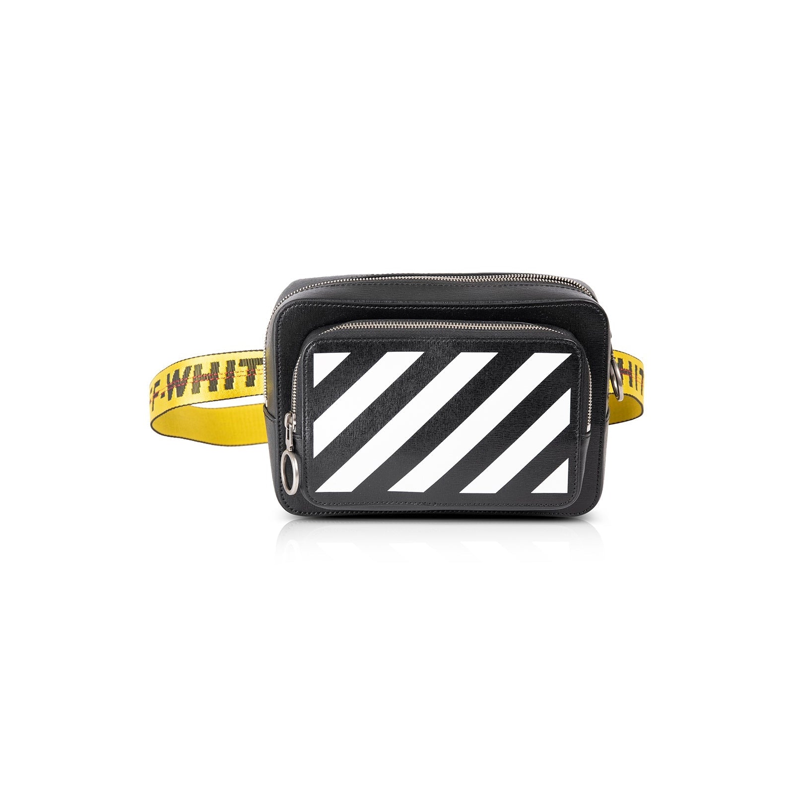 Off-White Black Binder Diagonal Stripe Belt Bag - Farfetch