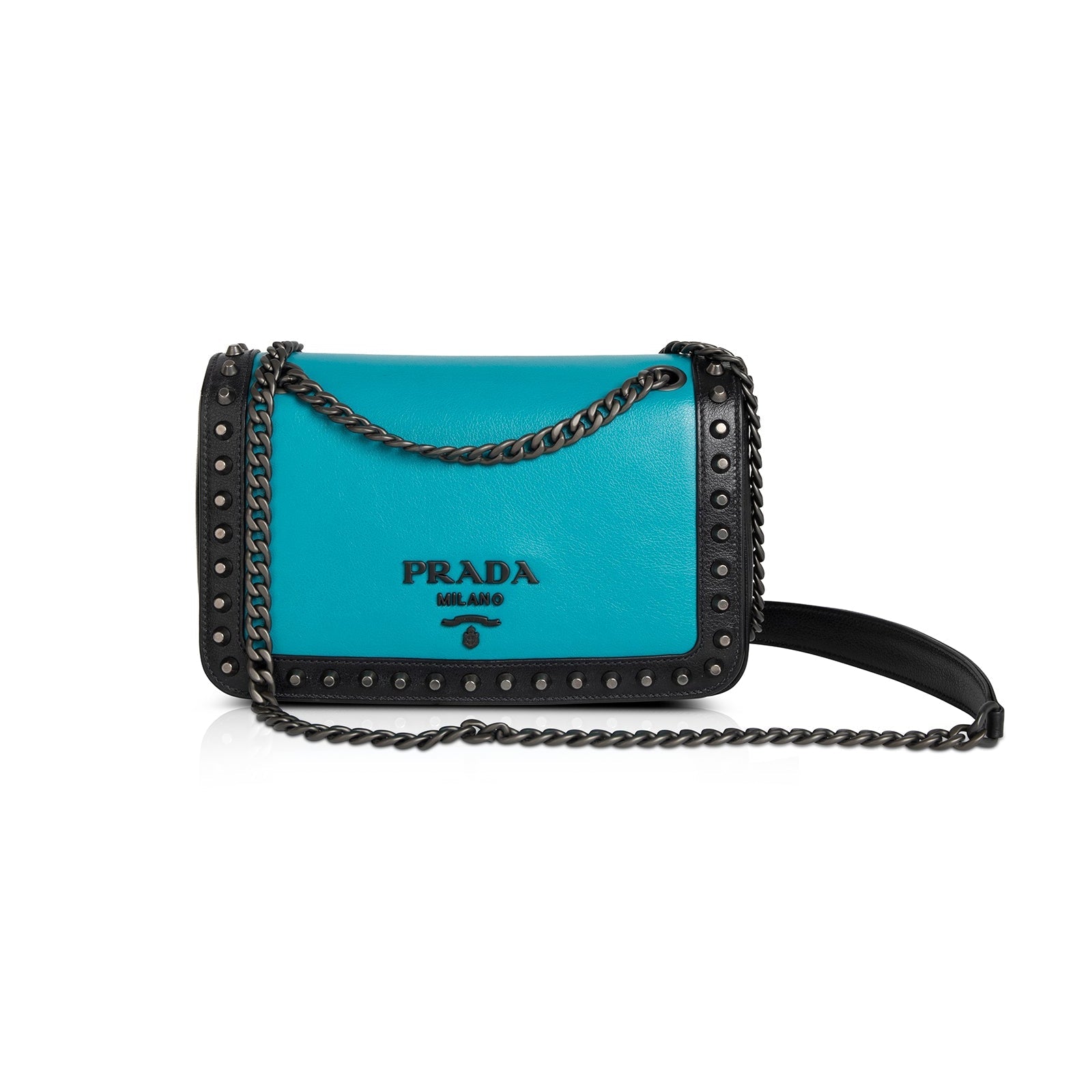 Prada studded crossbody on sale bag