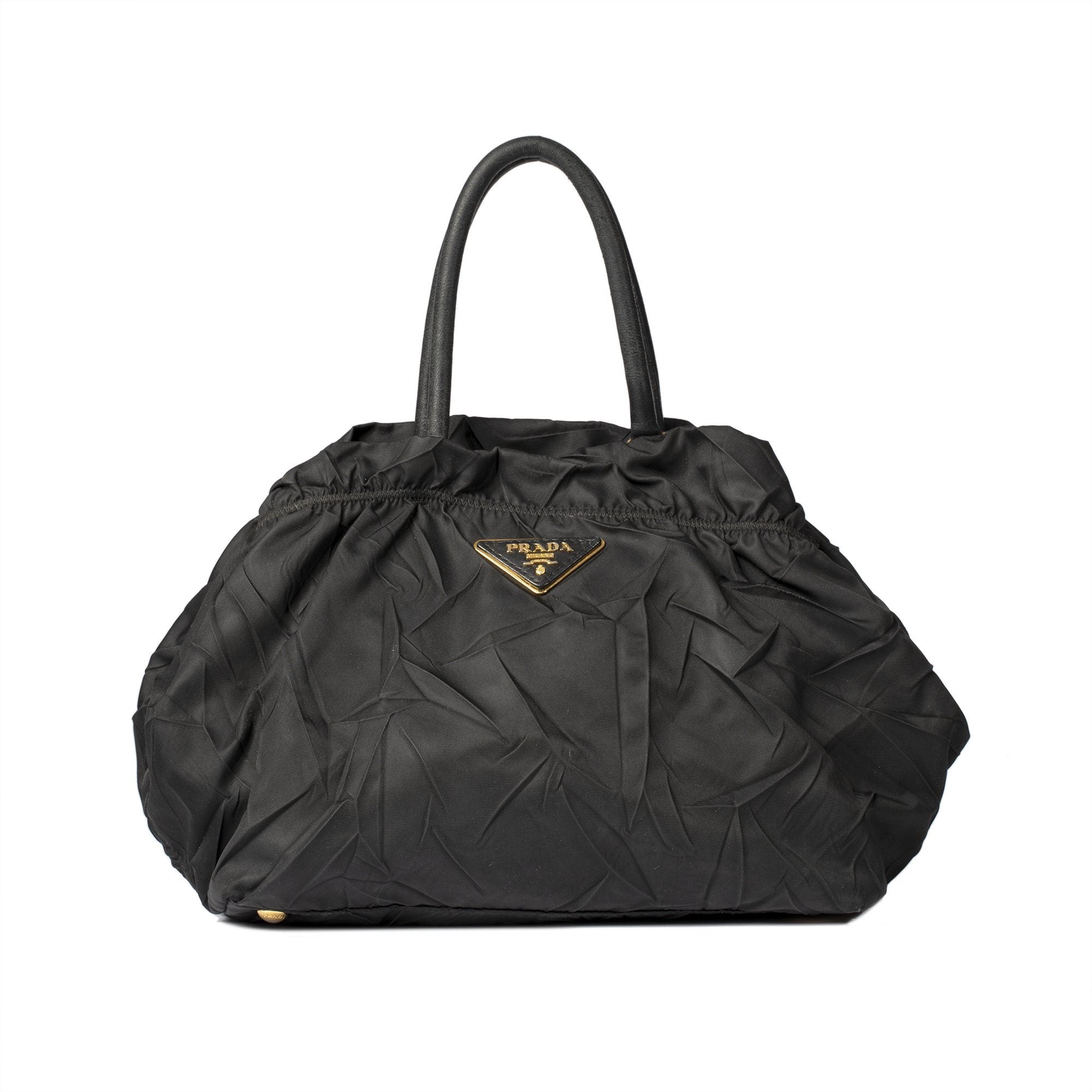 Prada Tessuto Nylon Tassel Handbag