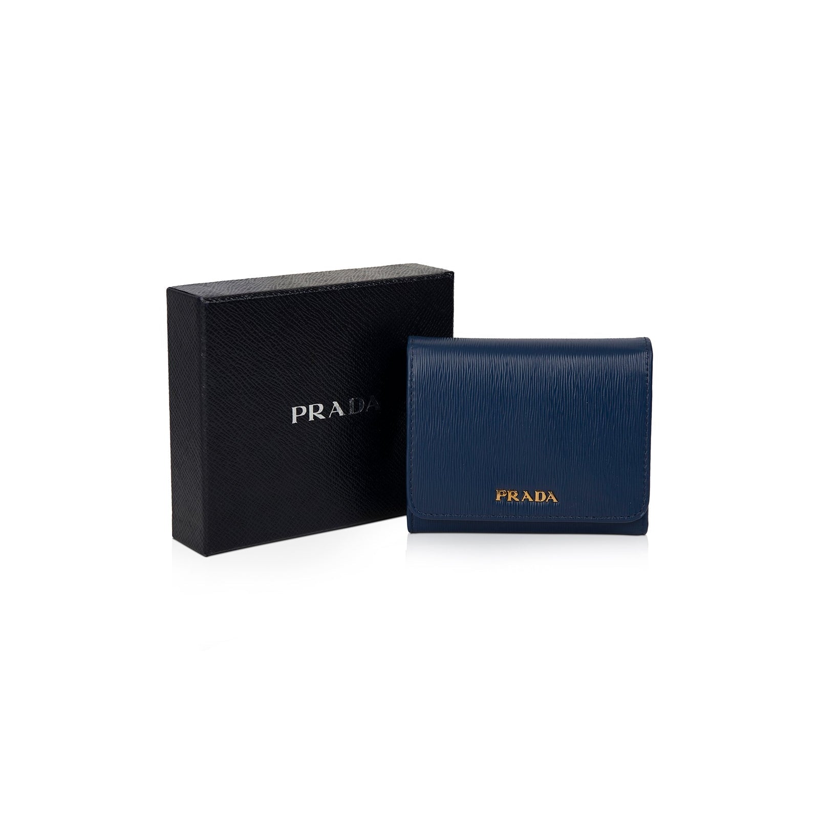 Prada Vitello Move Leather Wallet w/ Box