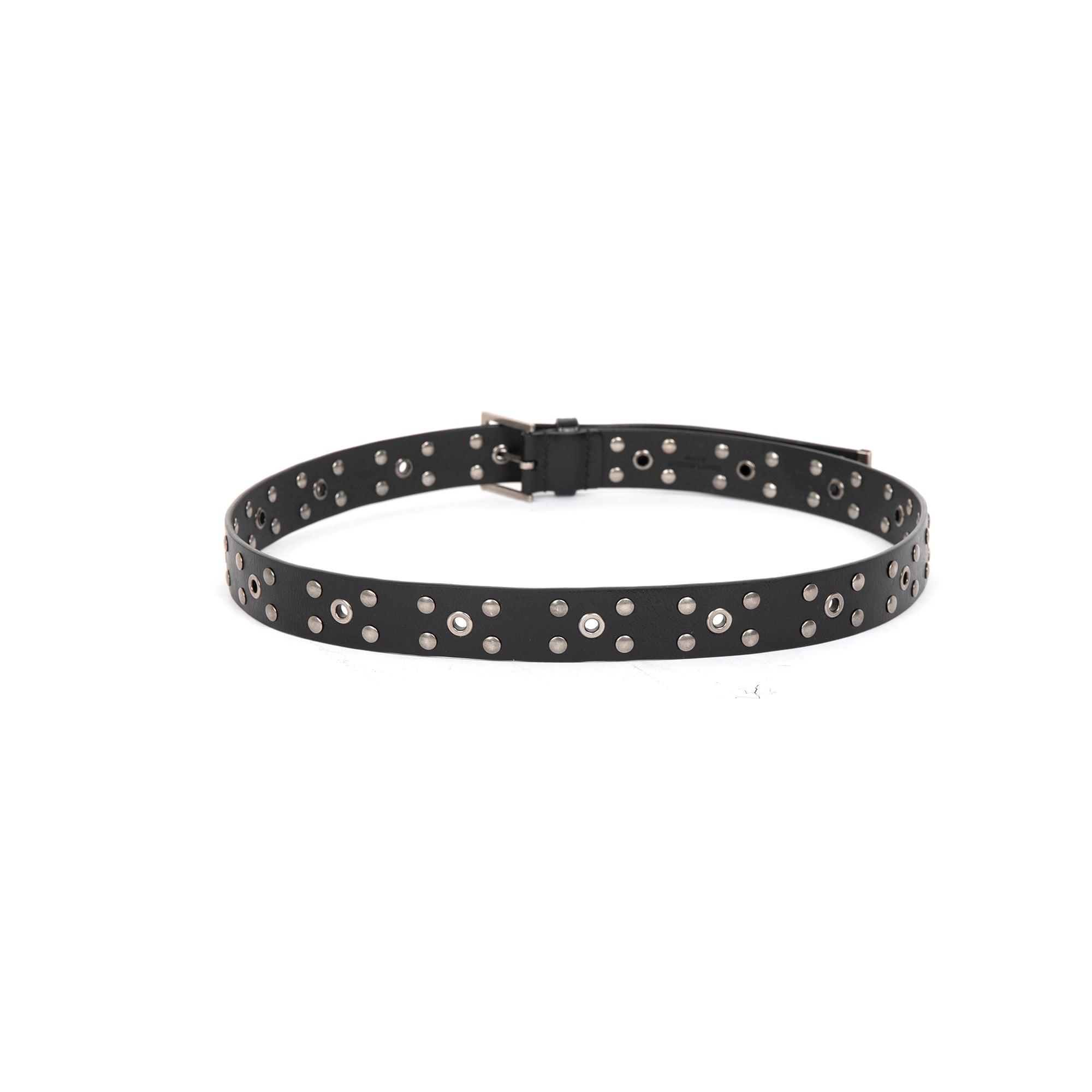 Saint Laurent Studded Leather Belt