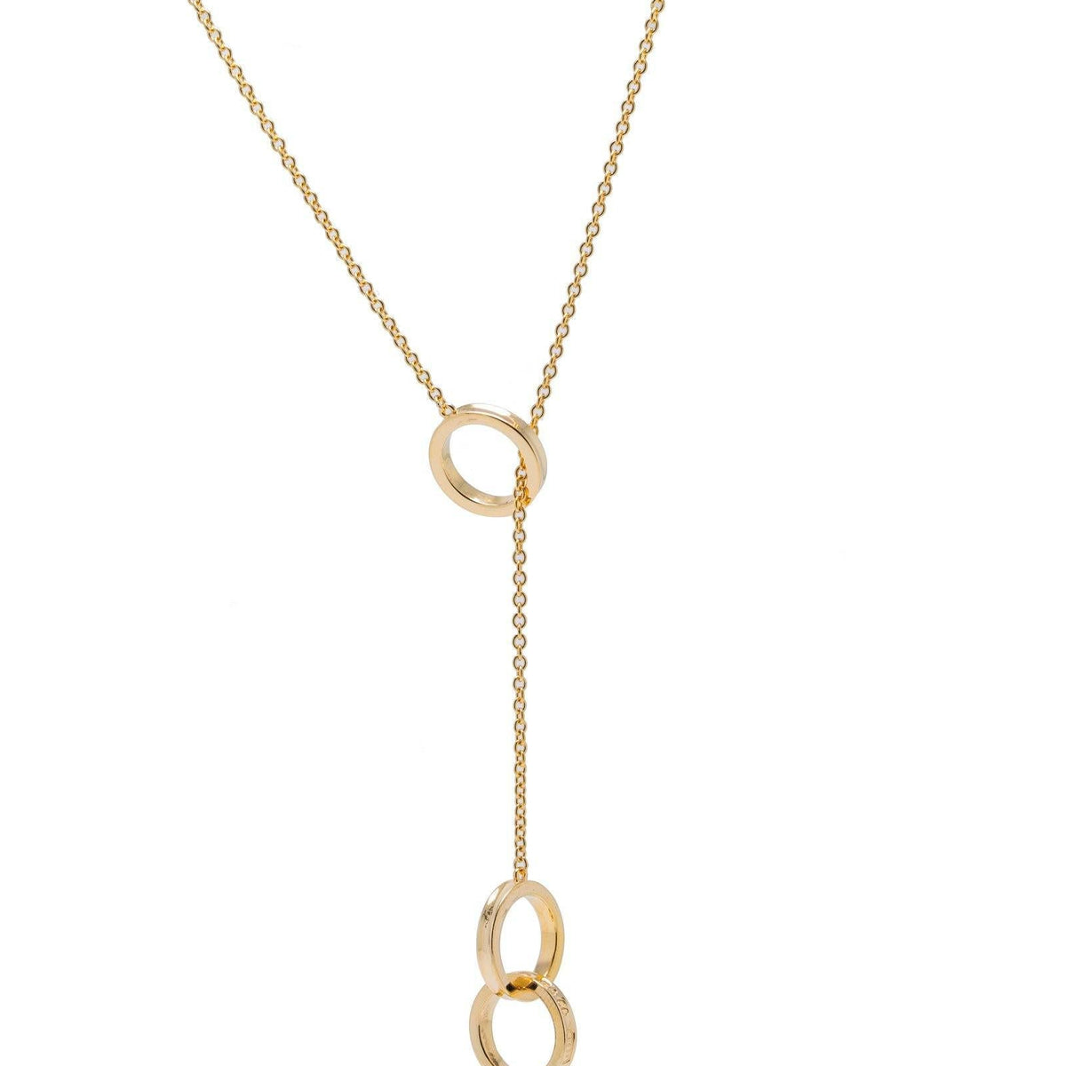 Tiffany & Co. 1837 Interlocking Circles Lariat Necklace – Oliver Jewellery