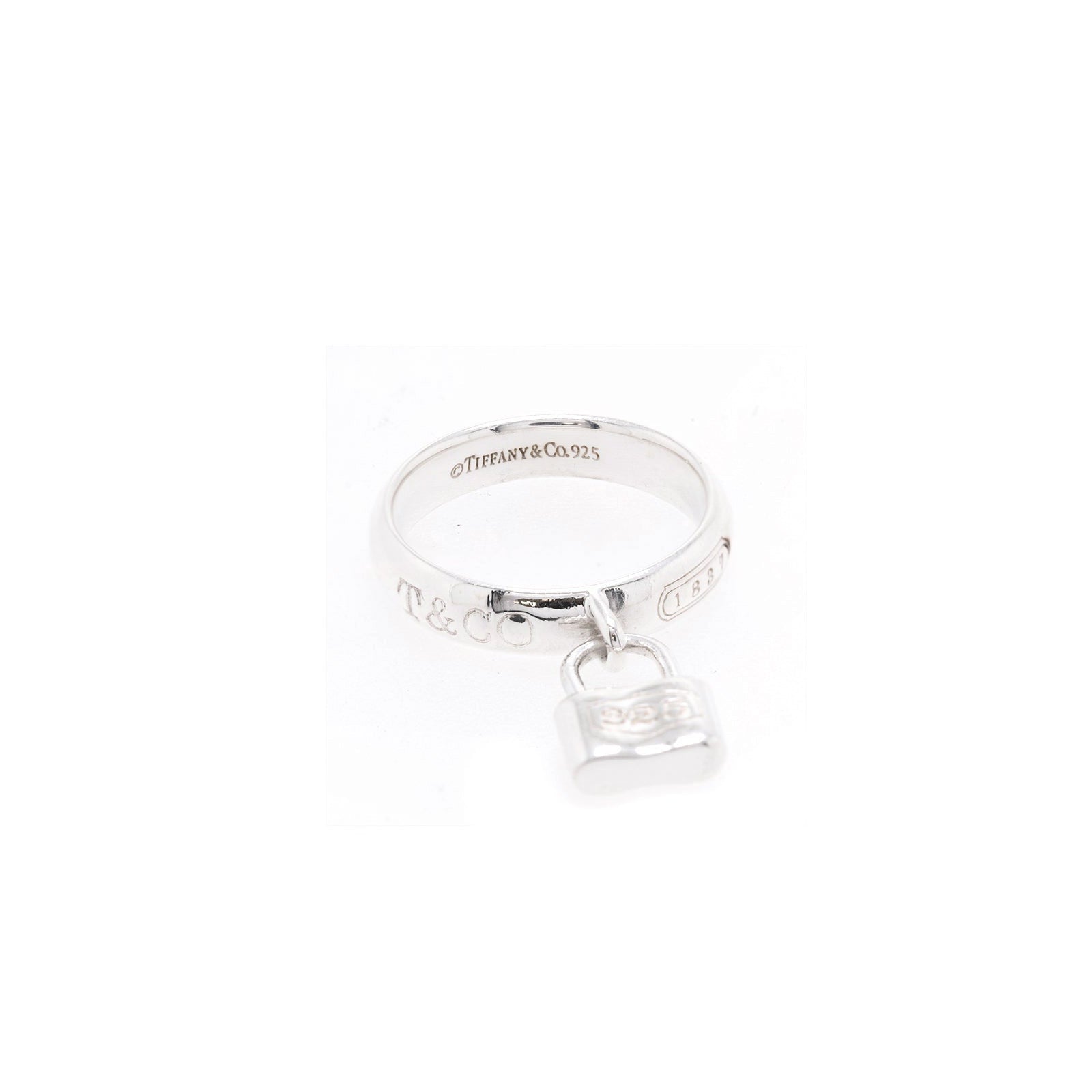 Tiffany ring hot sale with charm