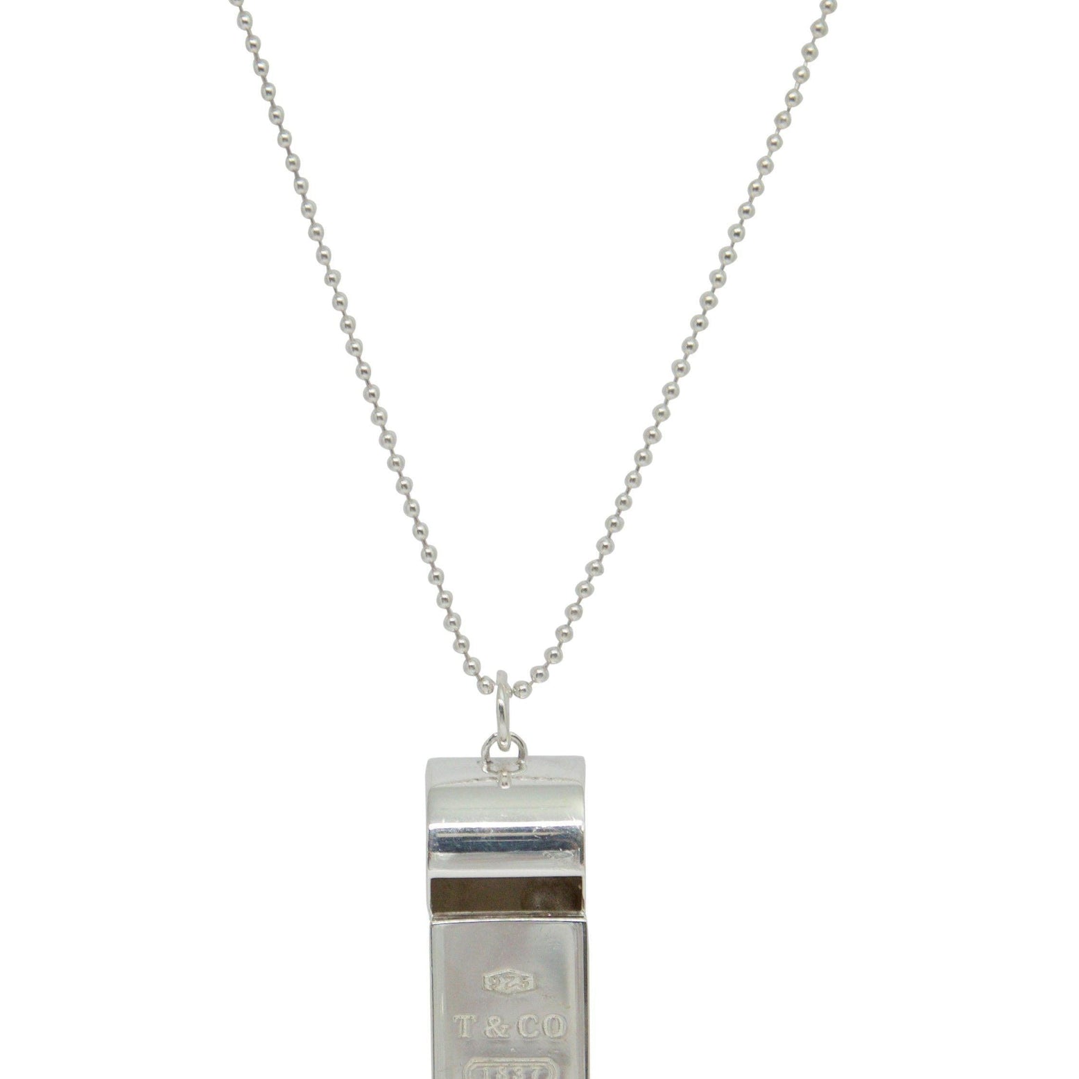 Tiffany & Co. 1837 Whistle Pendant Necklace — Oliver Jewellery