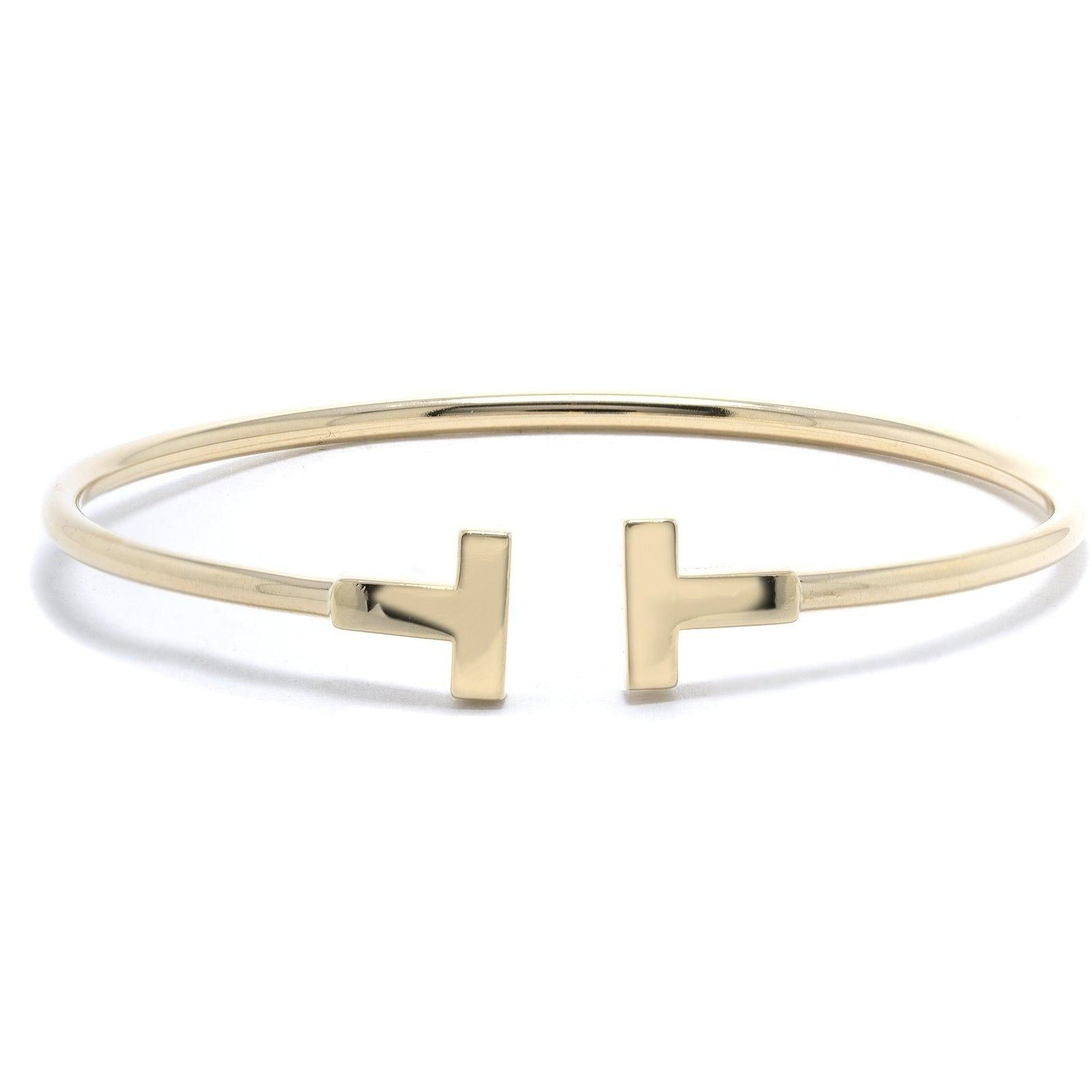 Tiffany & Co. 18k Gold T Wire Bracelet – Oliver Jewellery