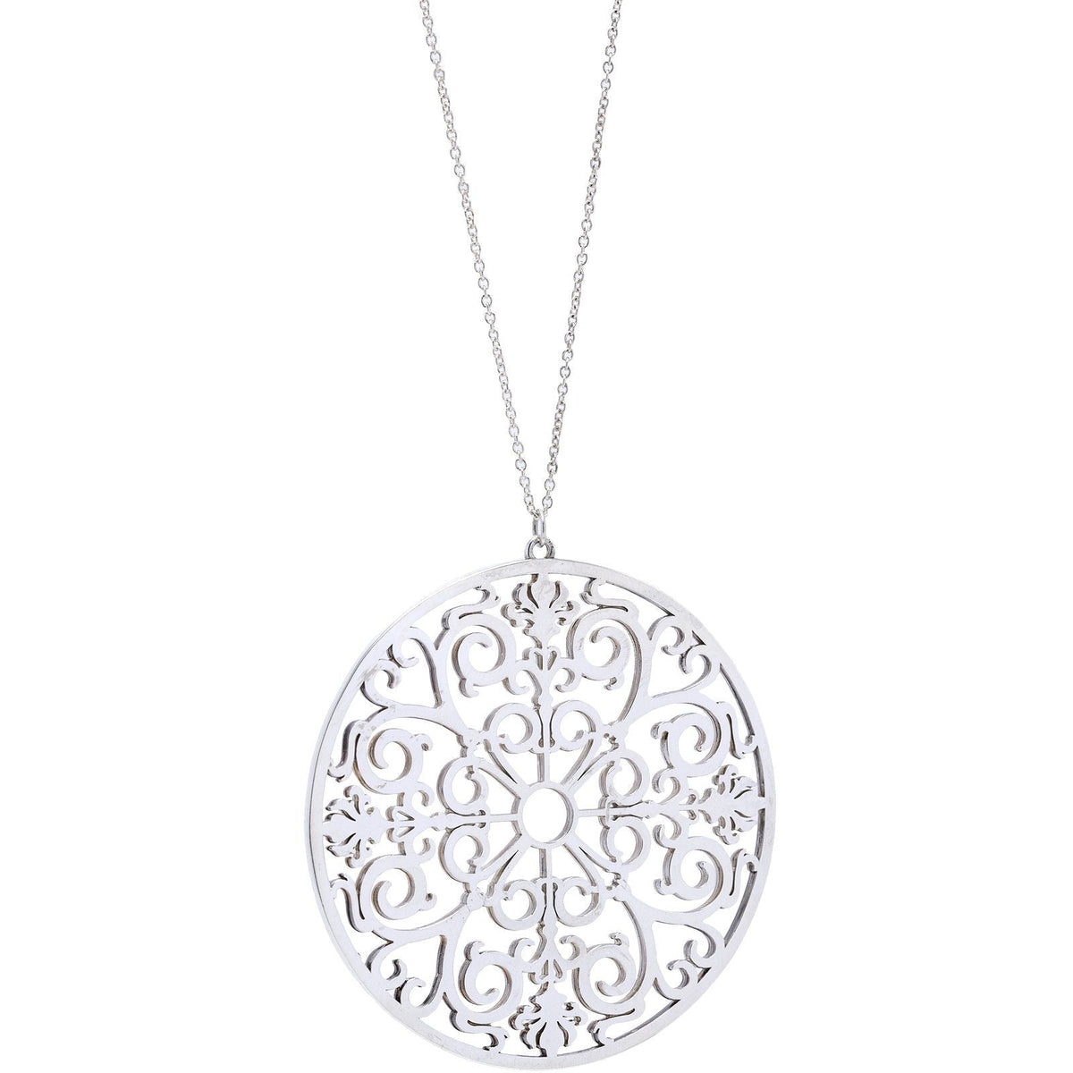 Tiffany & Co. Enchant Round Filigree Pendant Necklace – Oliver Jewellery