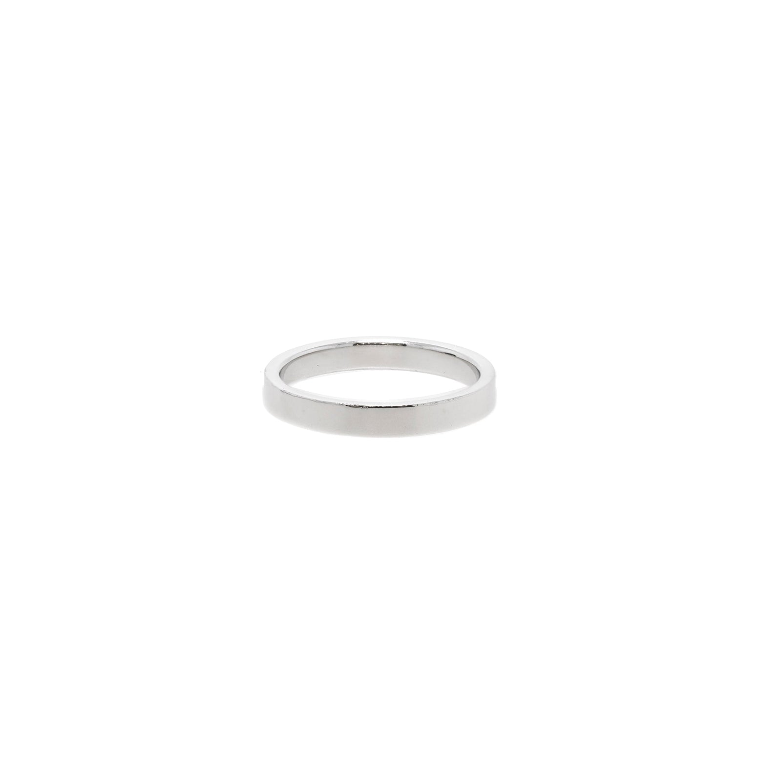 Tiffany & Co. Logo Platinum Band Ring — Oliver Jewellery