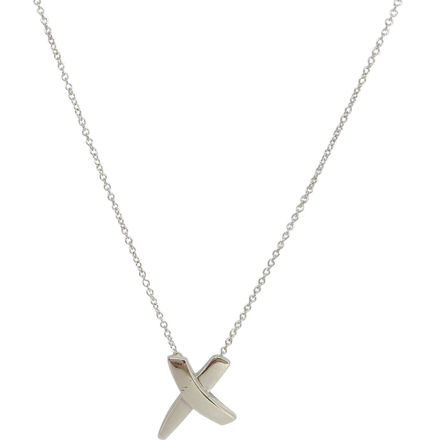 Tiffany & Co. Paloma Picasso Graffiti X Pendant Necklace – Oliver Jewellery