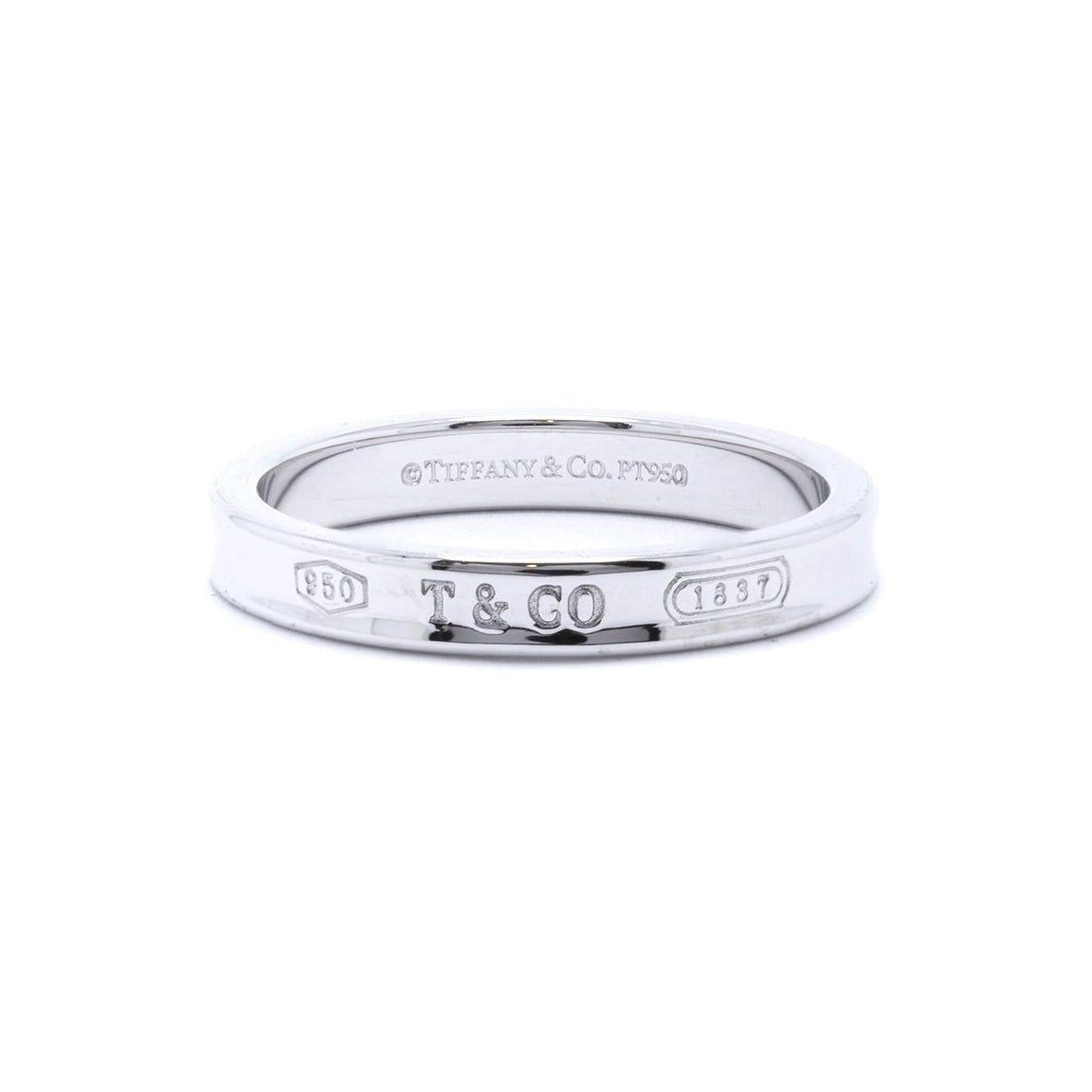 Tiffany & Co. Platinum 1837 Narrow Ring – Oliver Jewellery