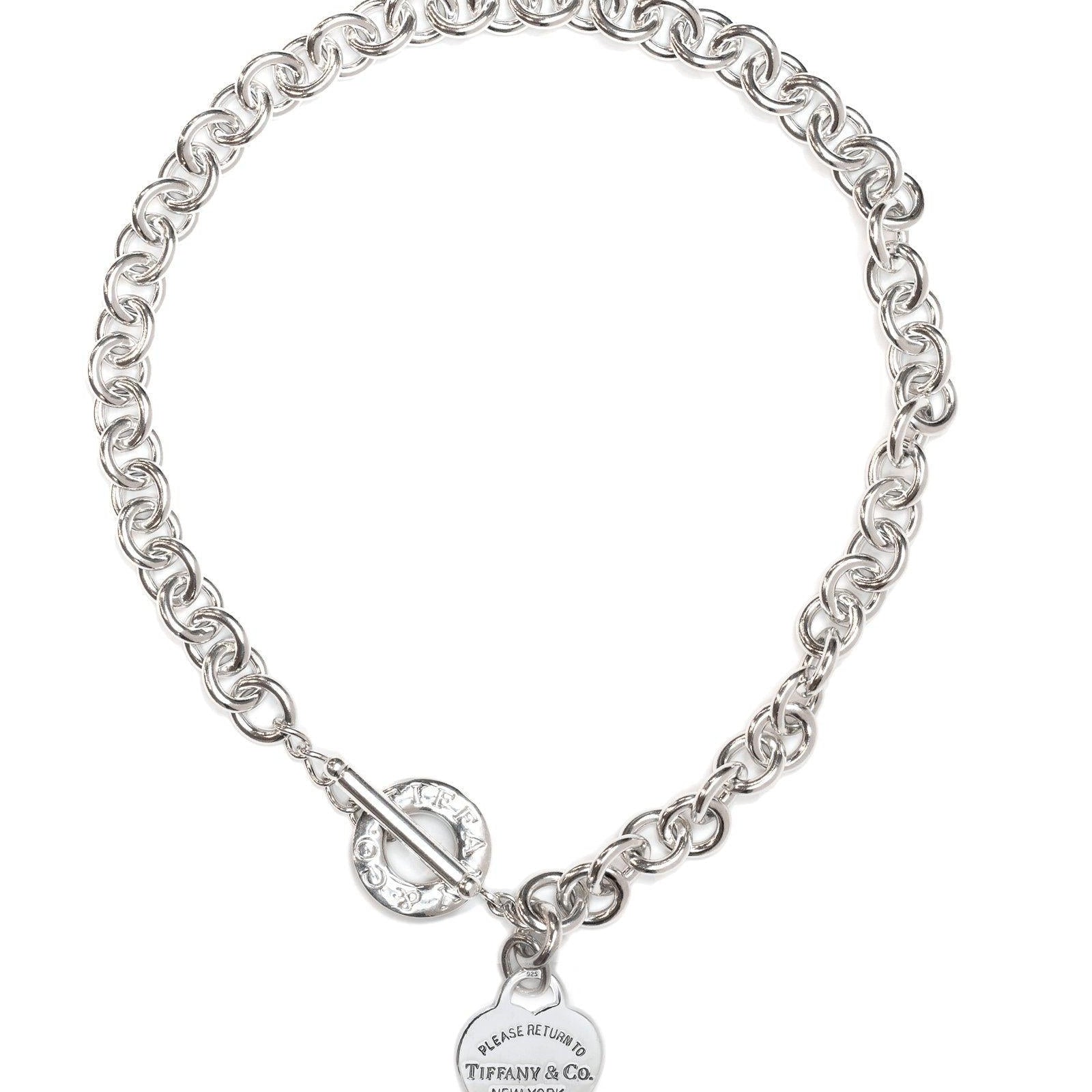 Tiffany & Co. Return to Tiffany Heart Tag Necklace with Toggle Clasp ...