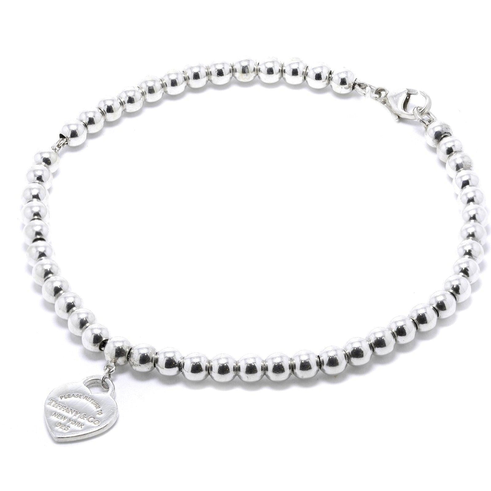 Tiffany & Co. Return to Tiffany Mini Heart Tag Bead Bracelet – Oliver  Jewellery