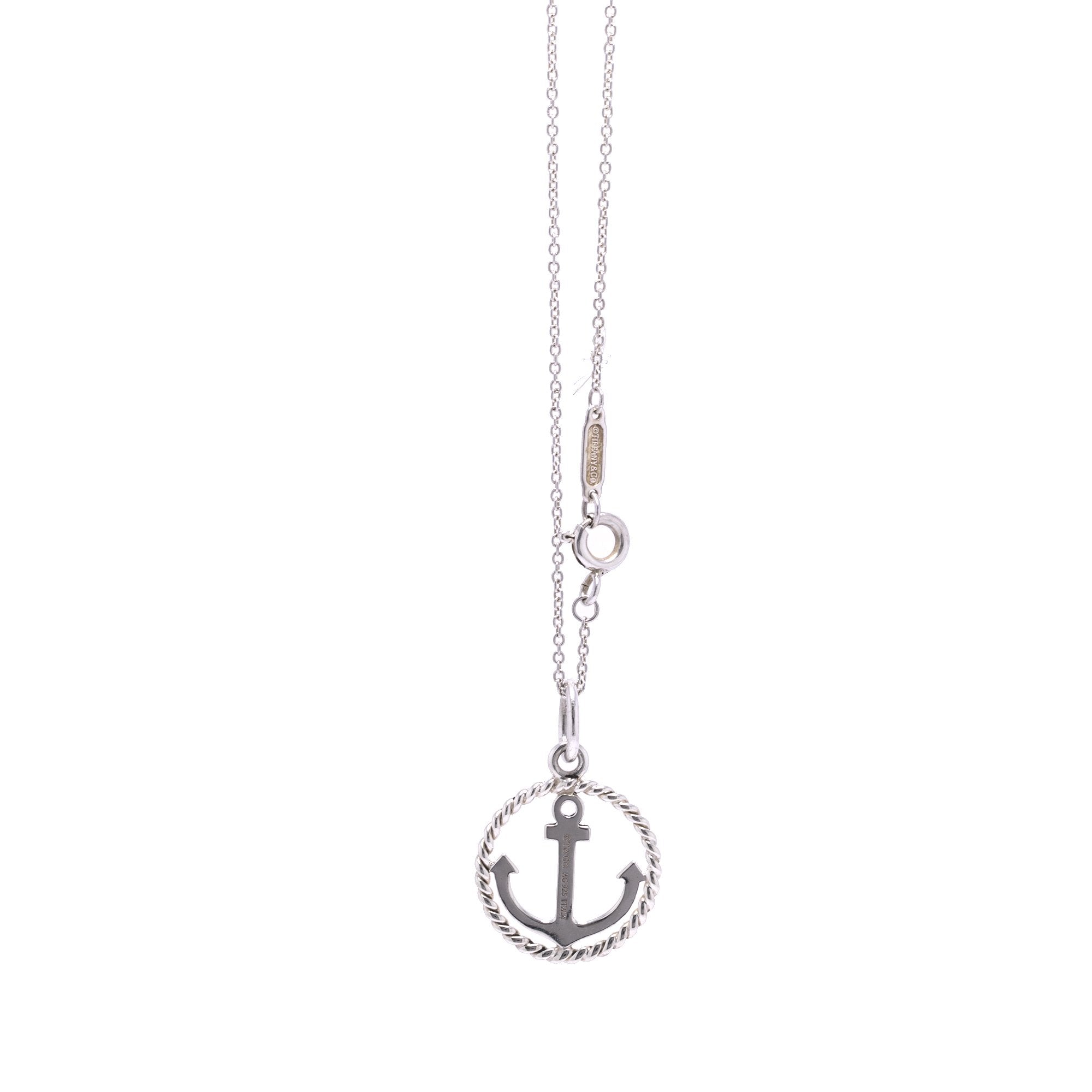 Tiffany & Co. - Sterling Silver Cross Pendant Necklace – Current Boutique