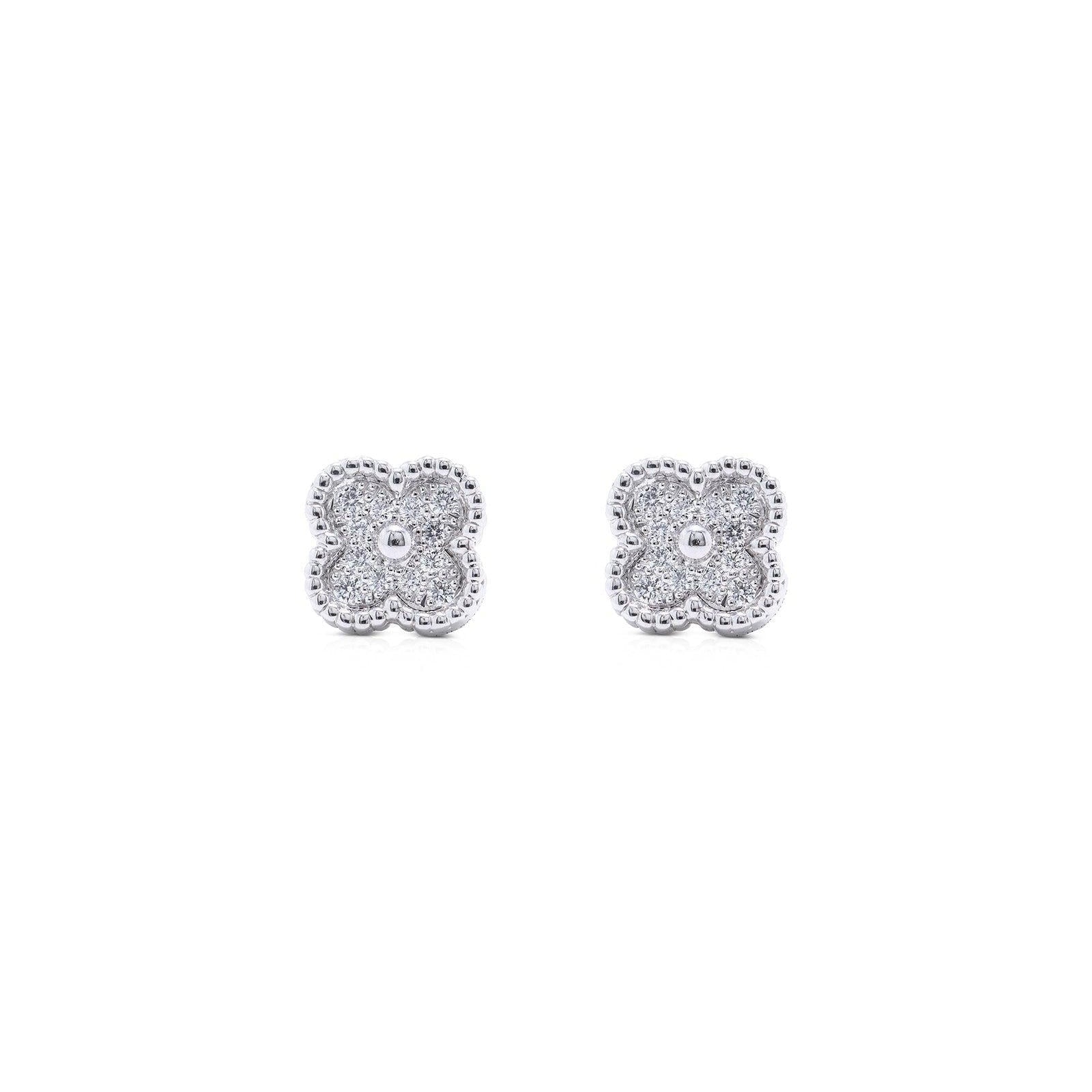 Van Cleef & Arpels Sweet Alhambra Earrings K18PG VCARO8DB00