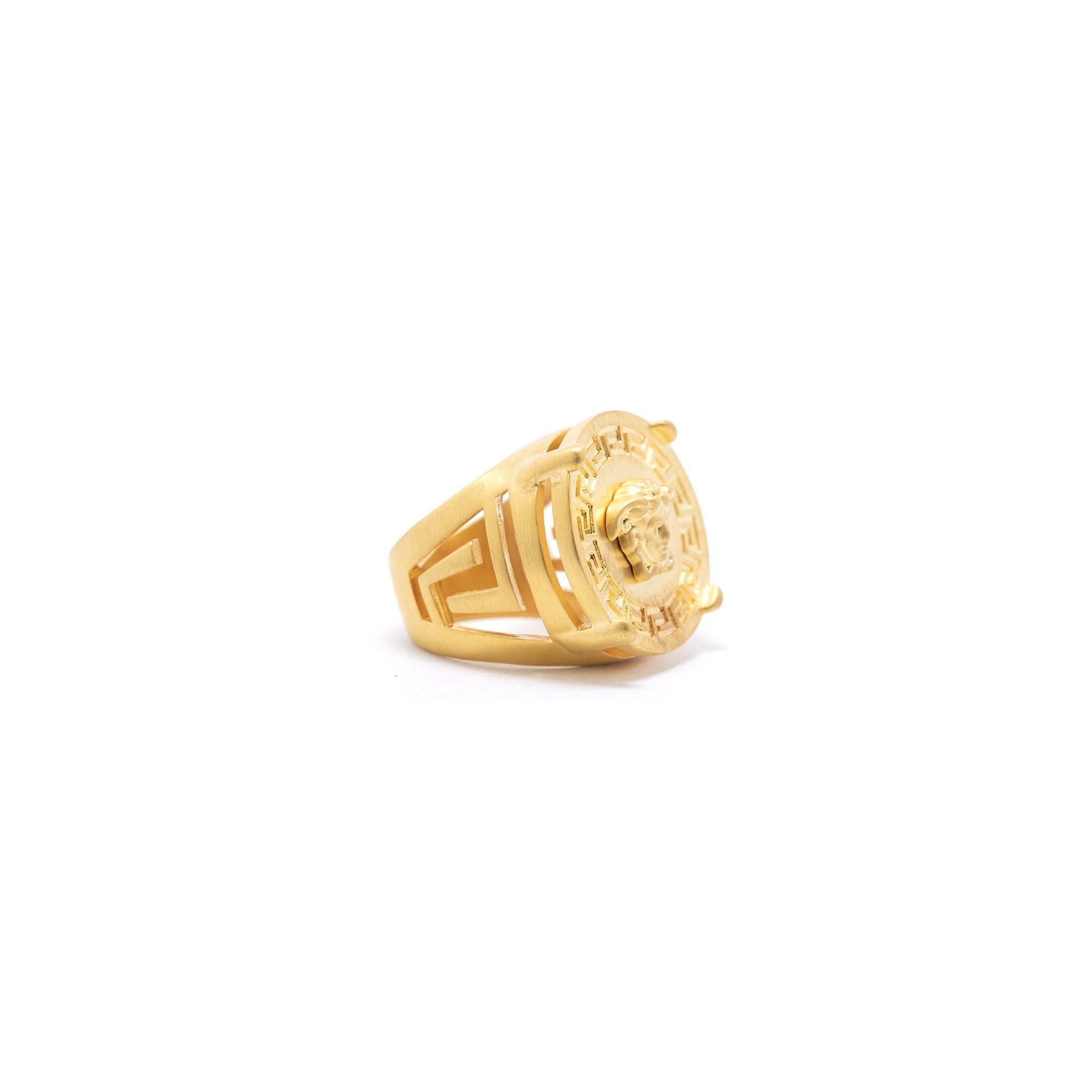 Greca and store medusa ring