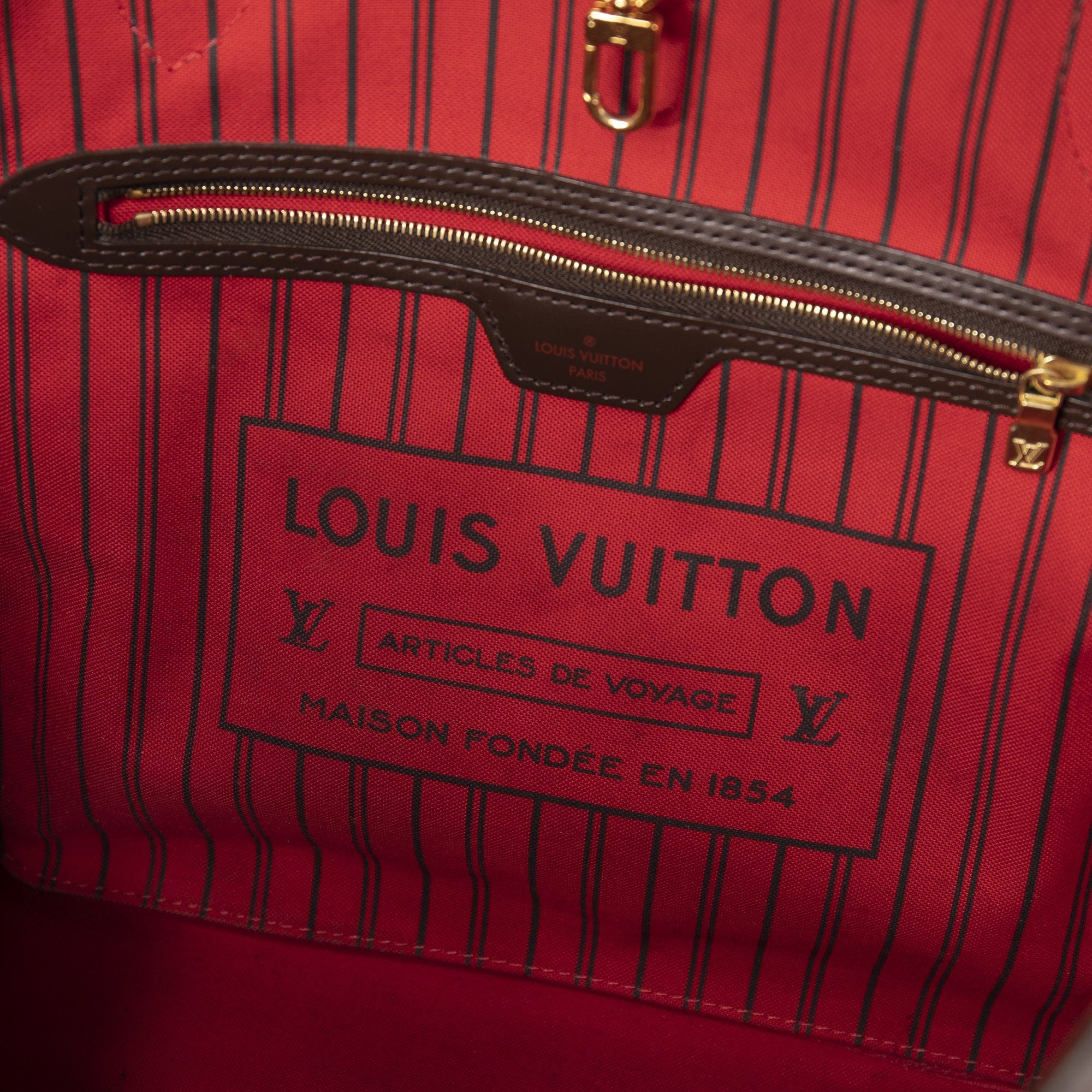 Louis Vuitton 2018 Neverfull Damier Ebene mm Tote & Pouchette