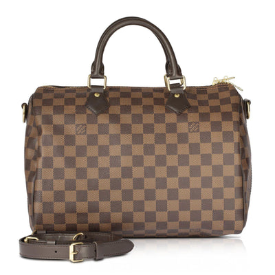 2019 RECEIPT Louis Vuitton Damier Azur Bandouliere Speedy 30 STRAP