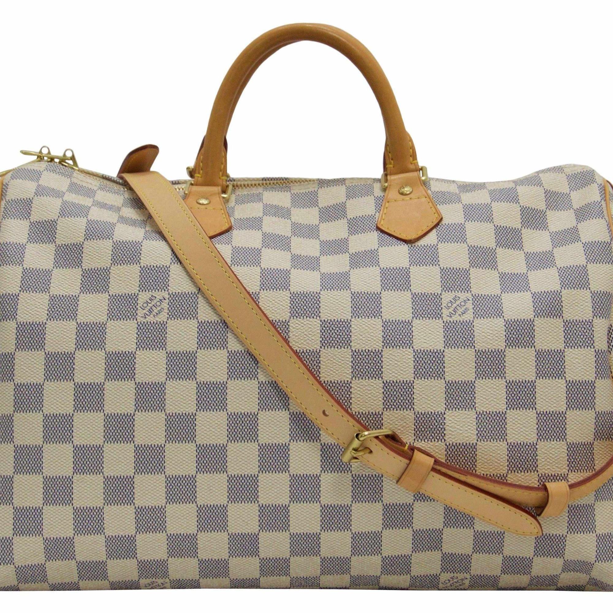 Louis vuitton speedy bandouliere 35 damier azur hotsell