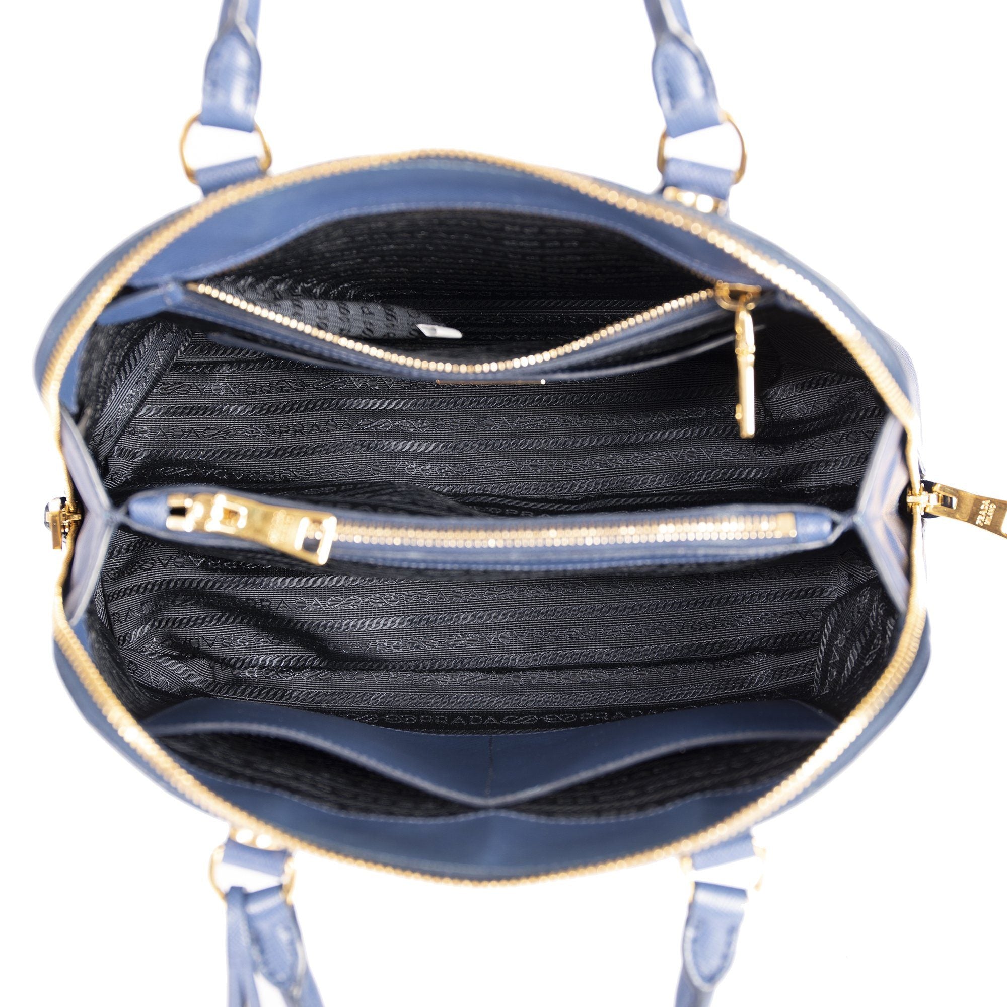 Prada Saffiano Lux Medium Promenade Bag - Yellow Handle Bags, Handbags -  PRA809762