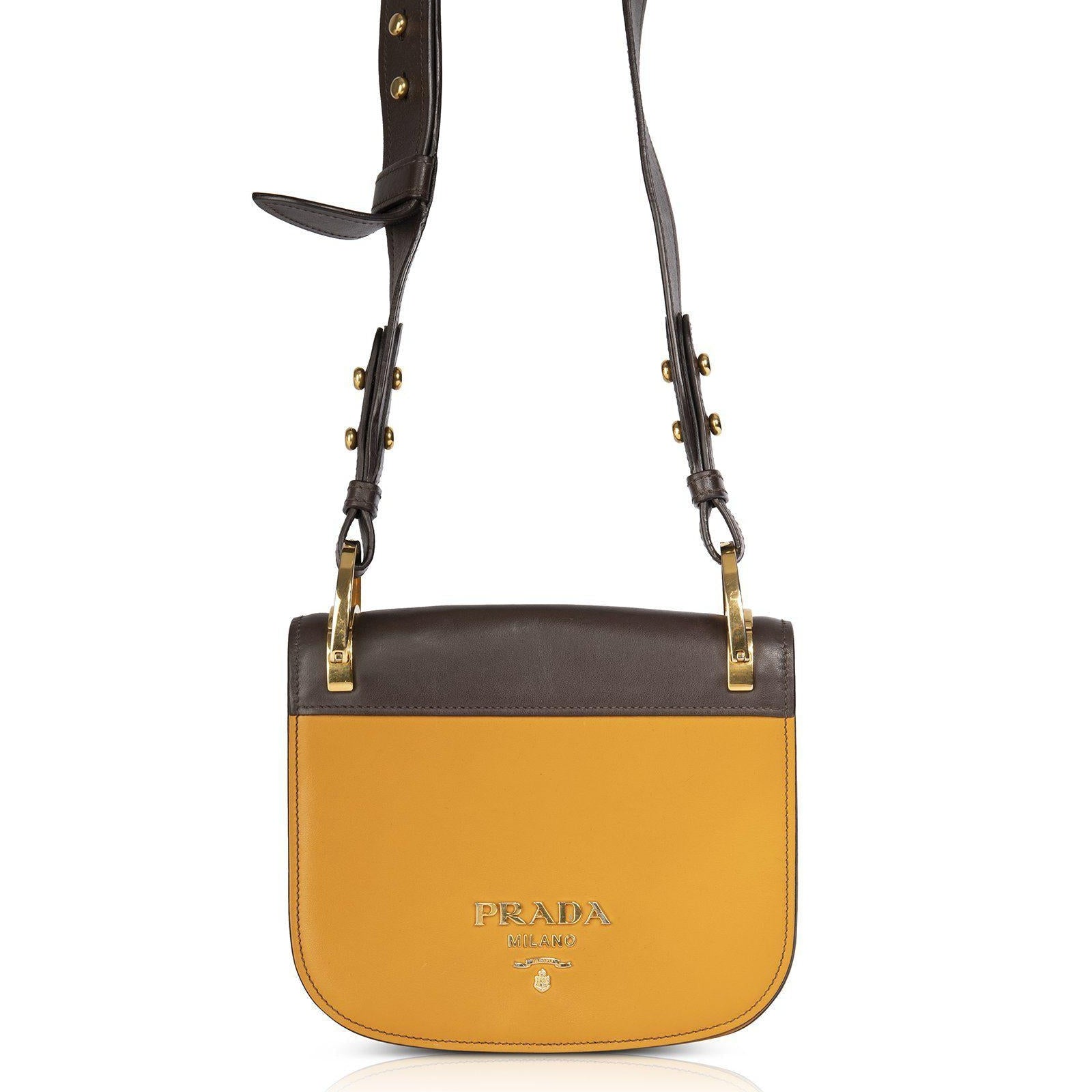 Prada city calf pionnière bag best sale